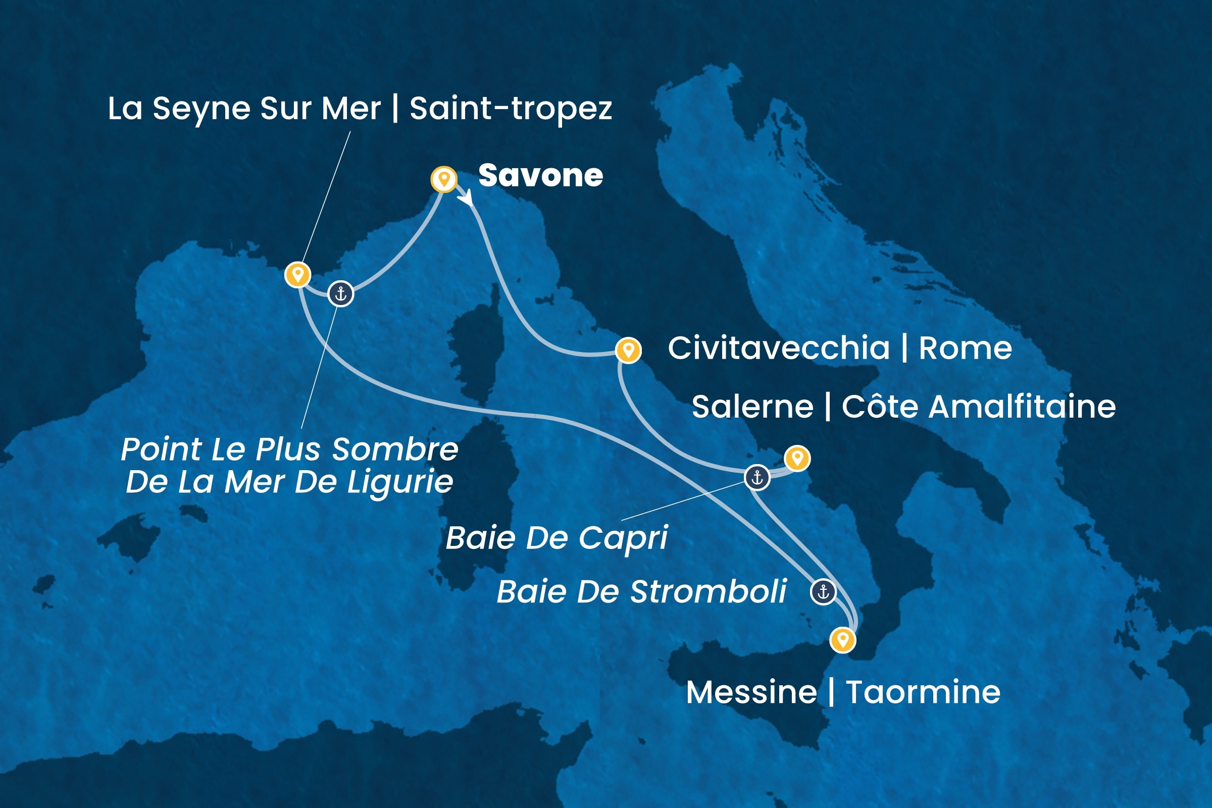 Carte de l’itinéraire