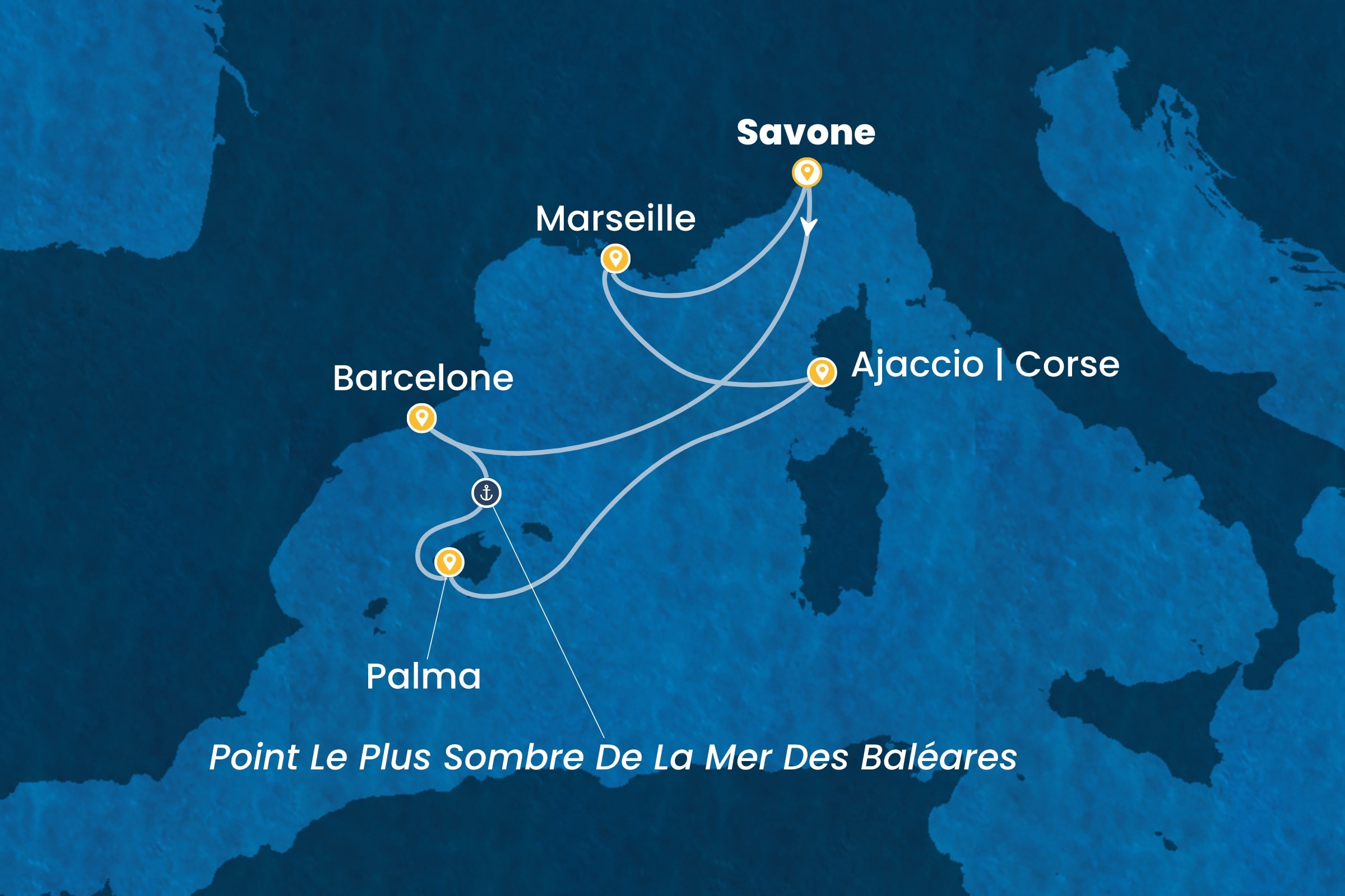 Carte de l’itinéraire
