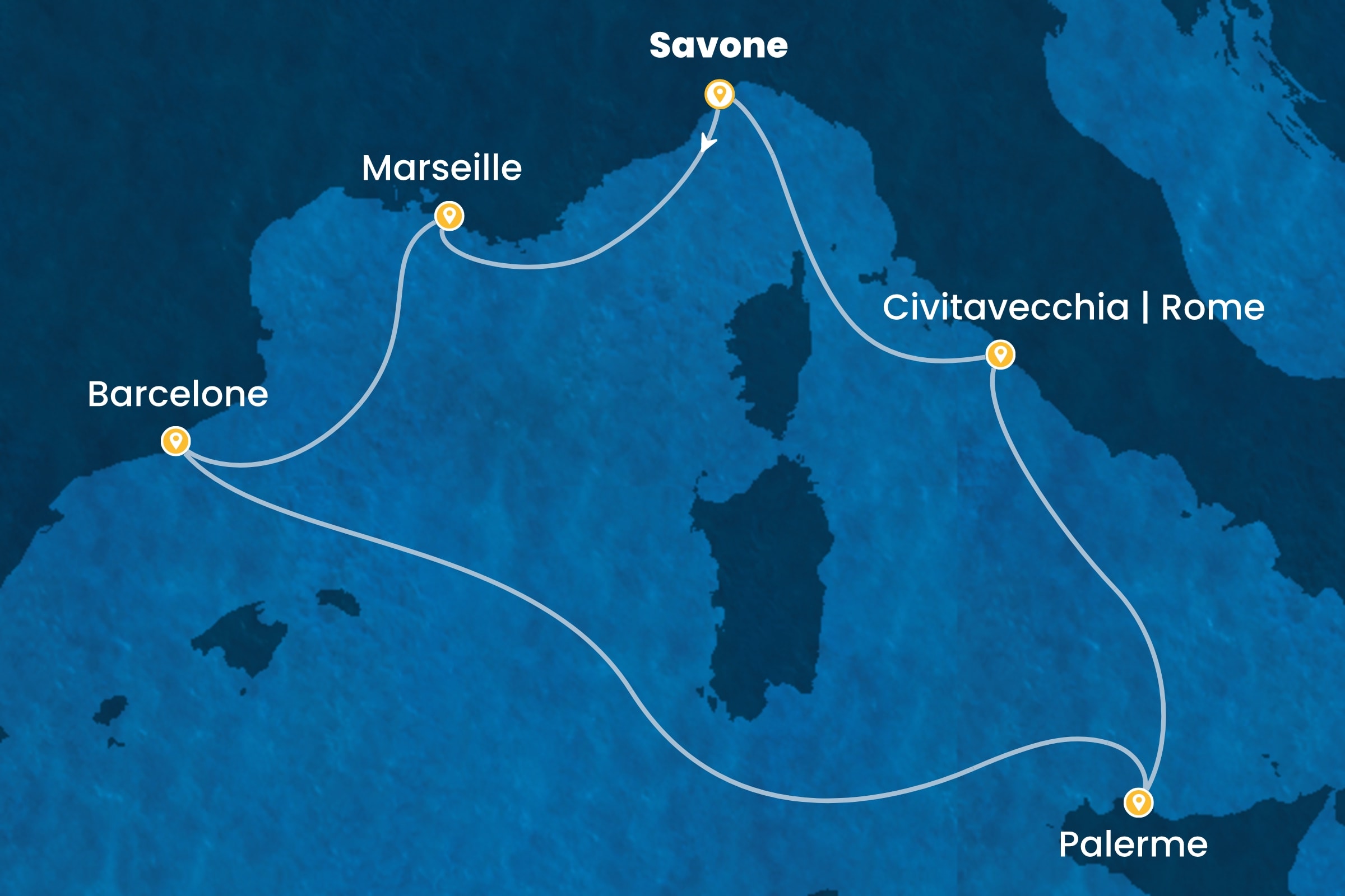 Carte de l’itinéraire
