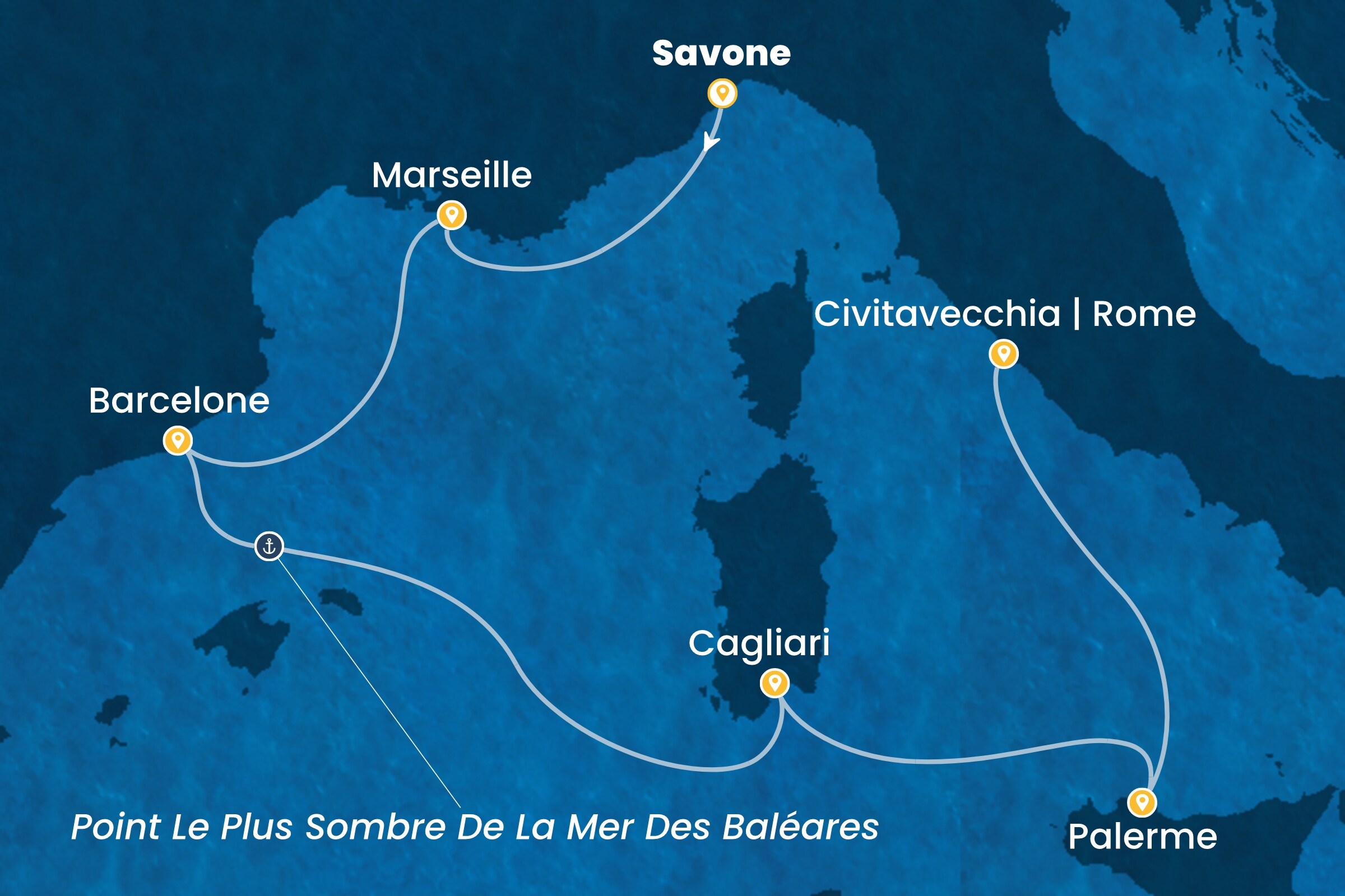 Carte de l’itinéraire