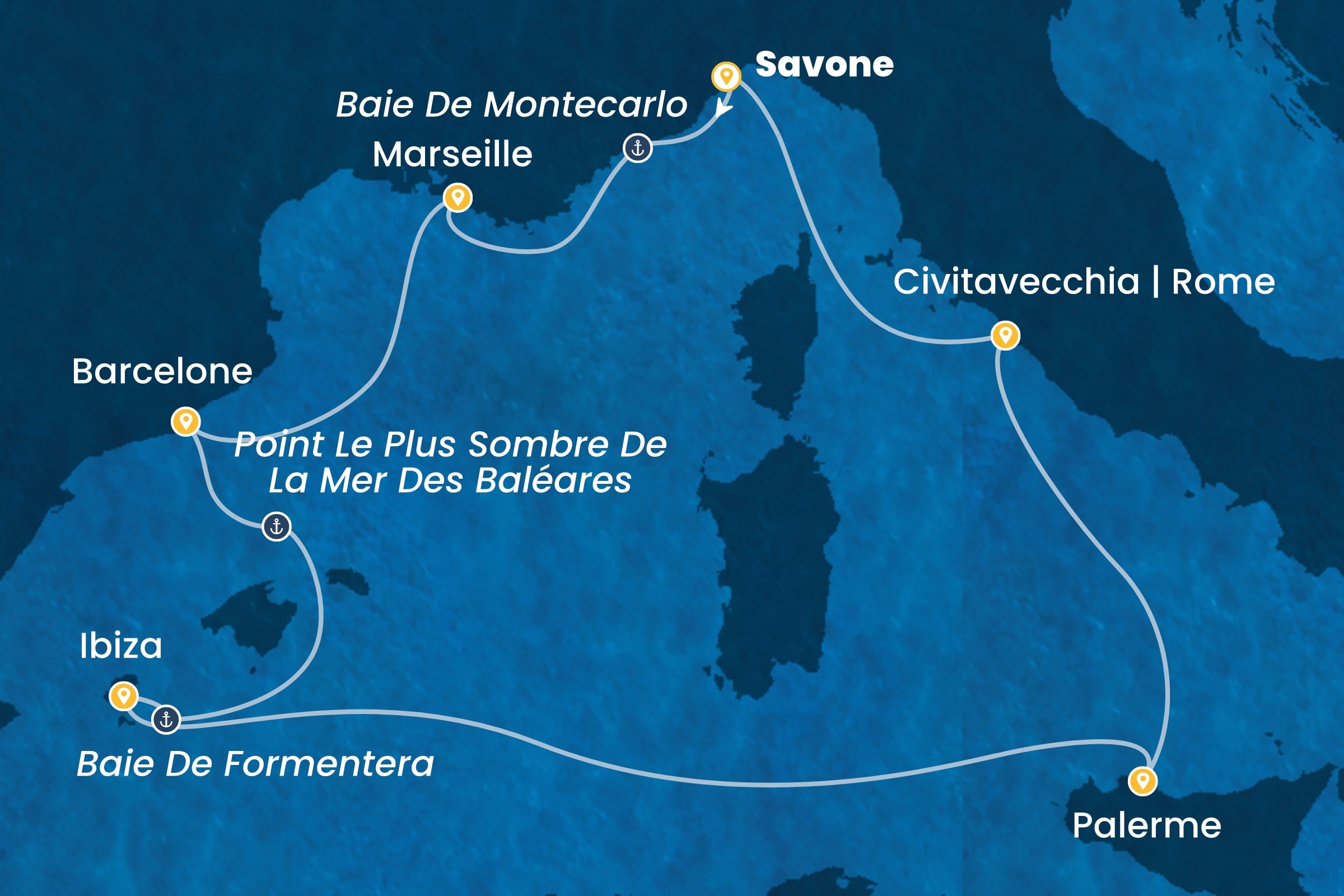 Carte de l’itinéraire