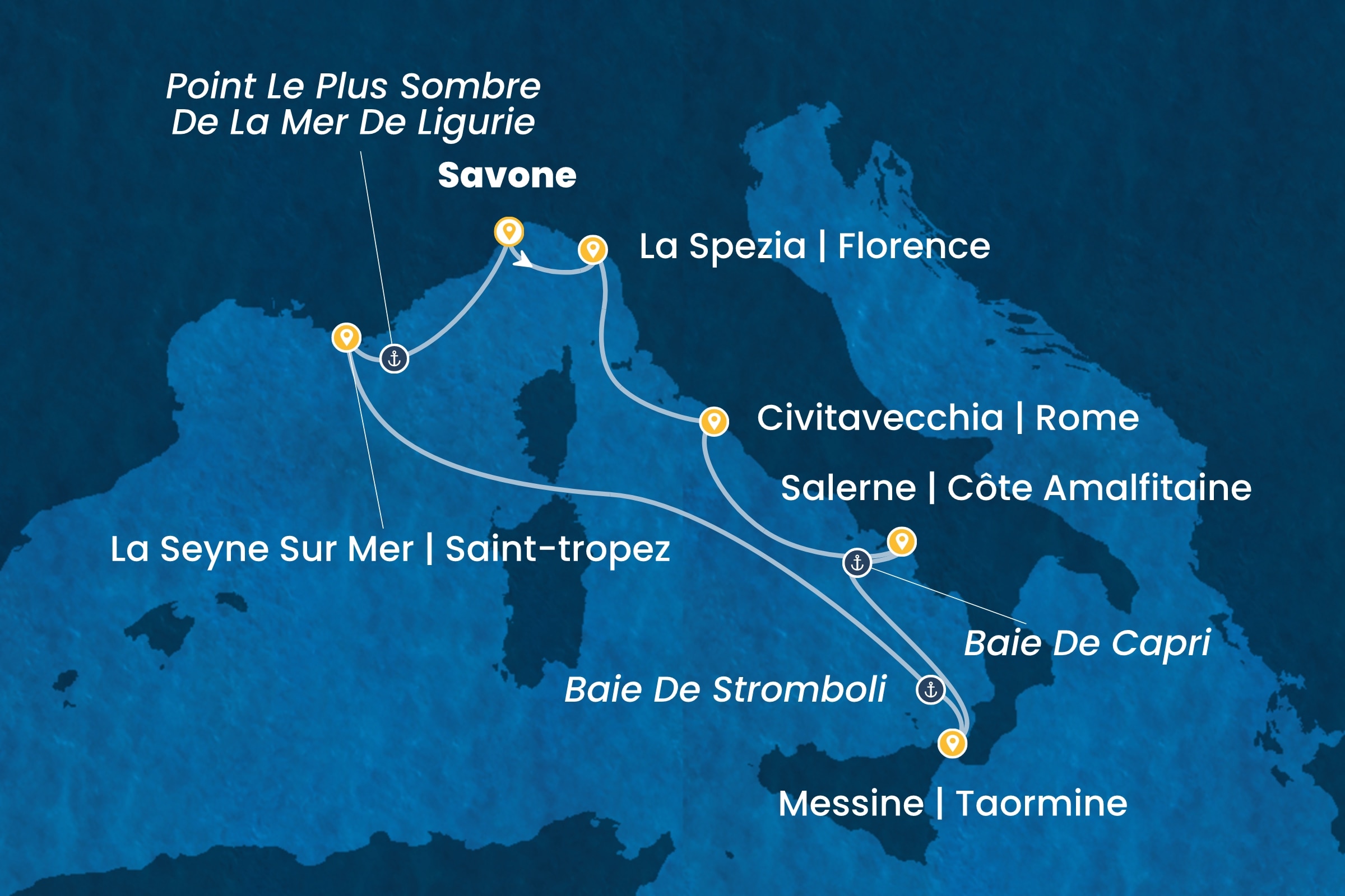 Carte de l’itinéraire
