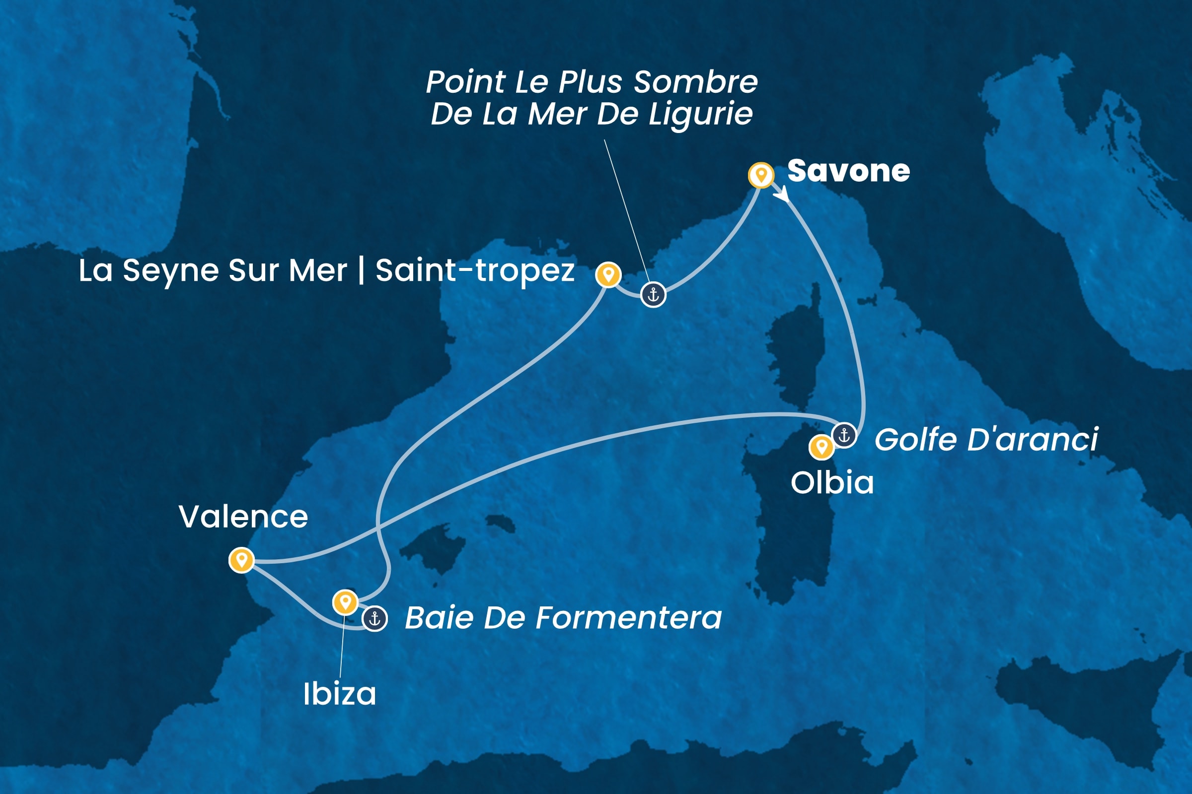 Carte de l’itinéraire