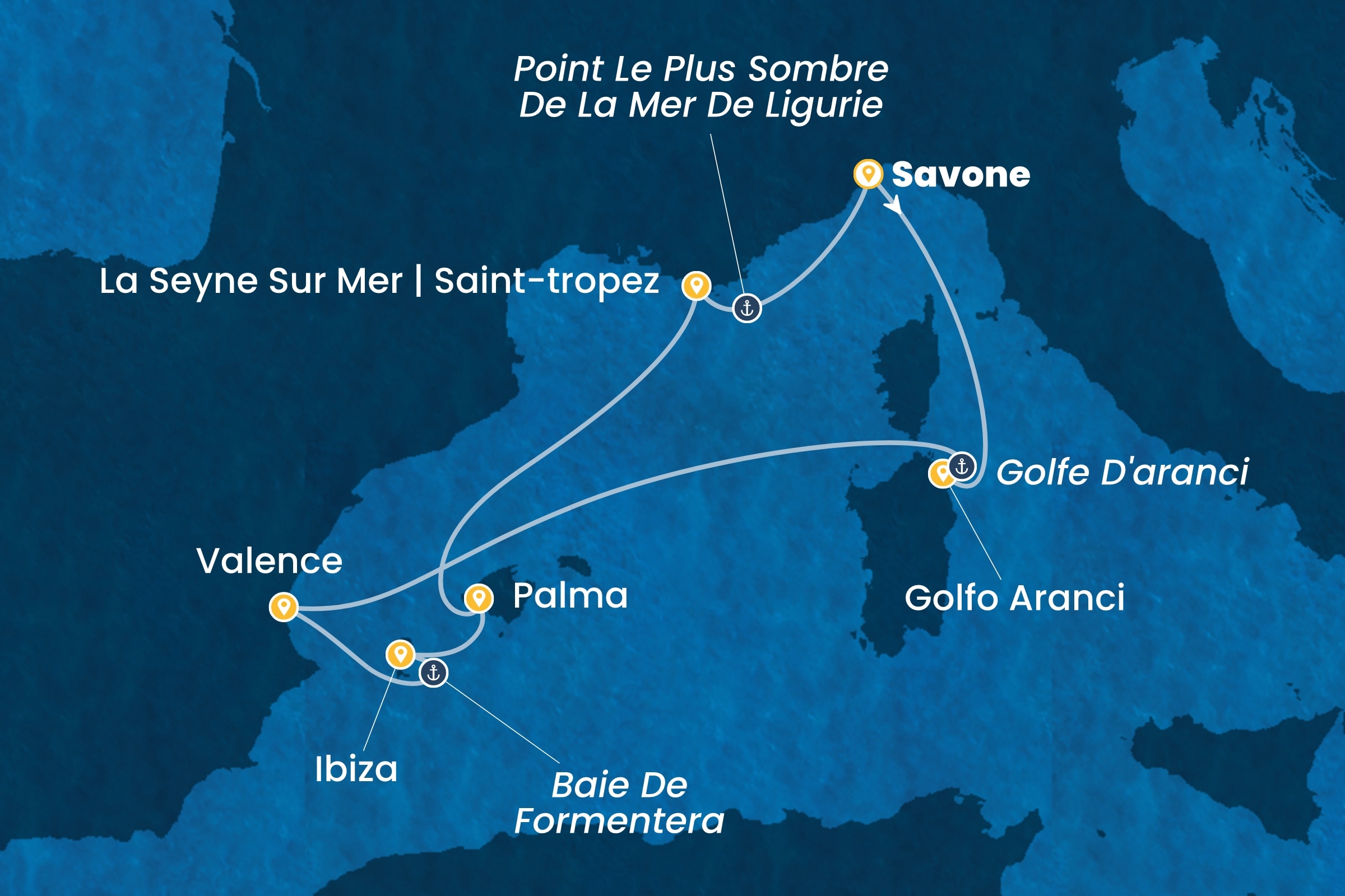 Carte de l’itinéraire