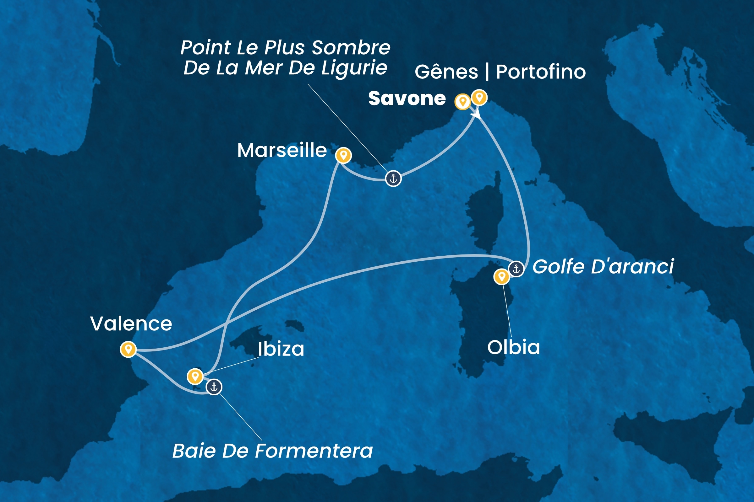 Carte de l’itinéraire