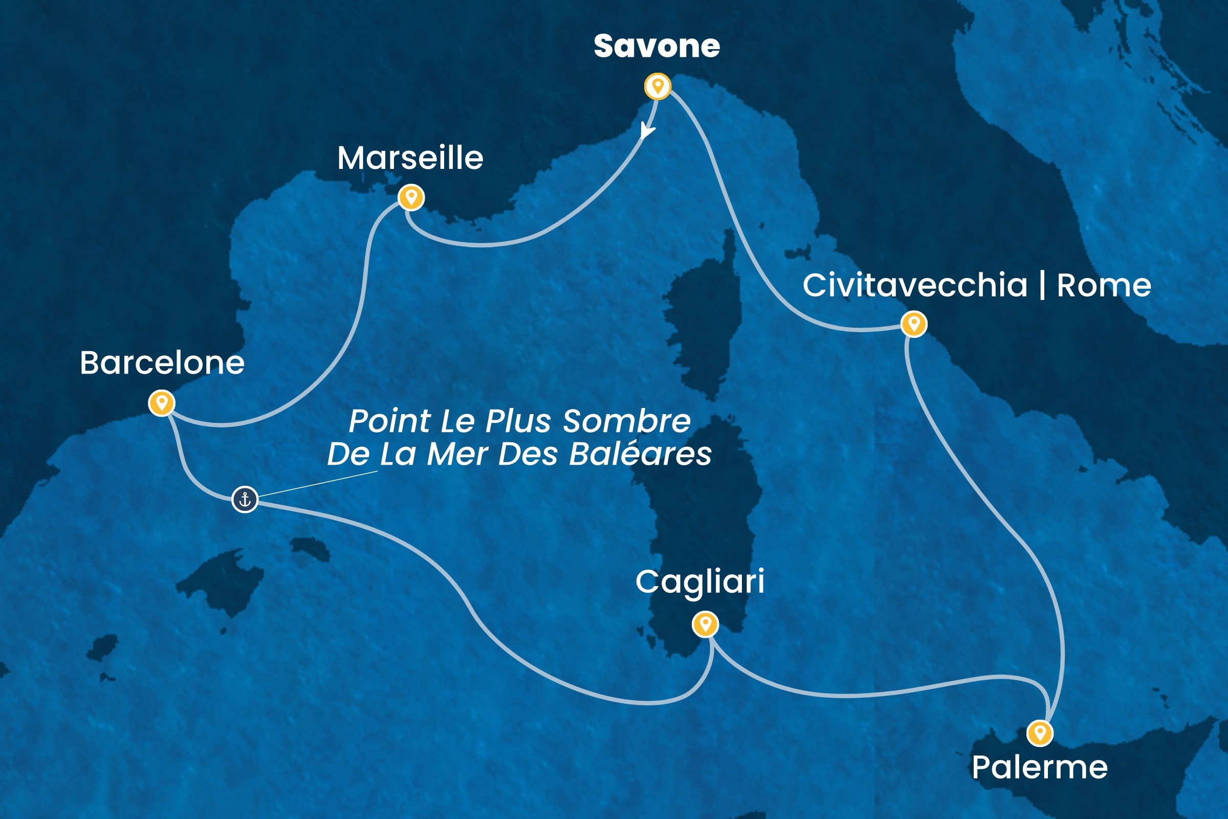 Carte de l’itinéraire