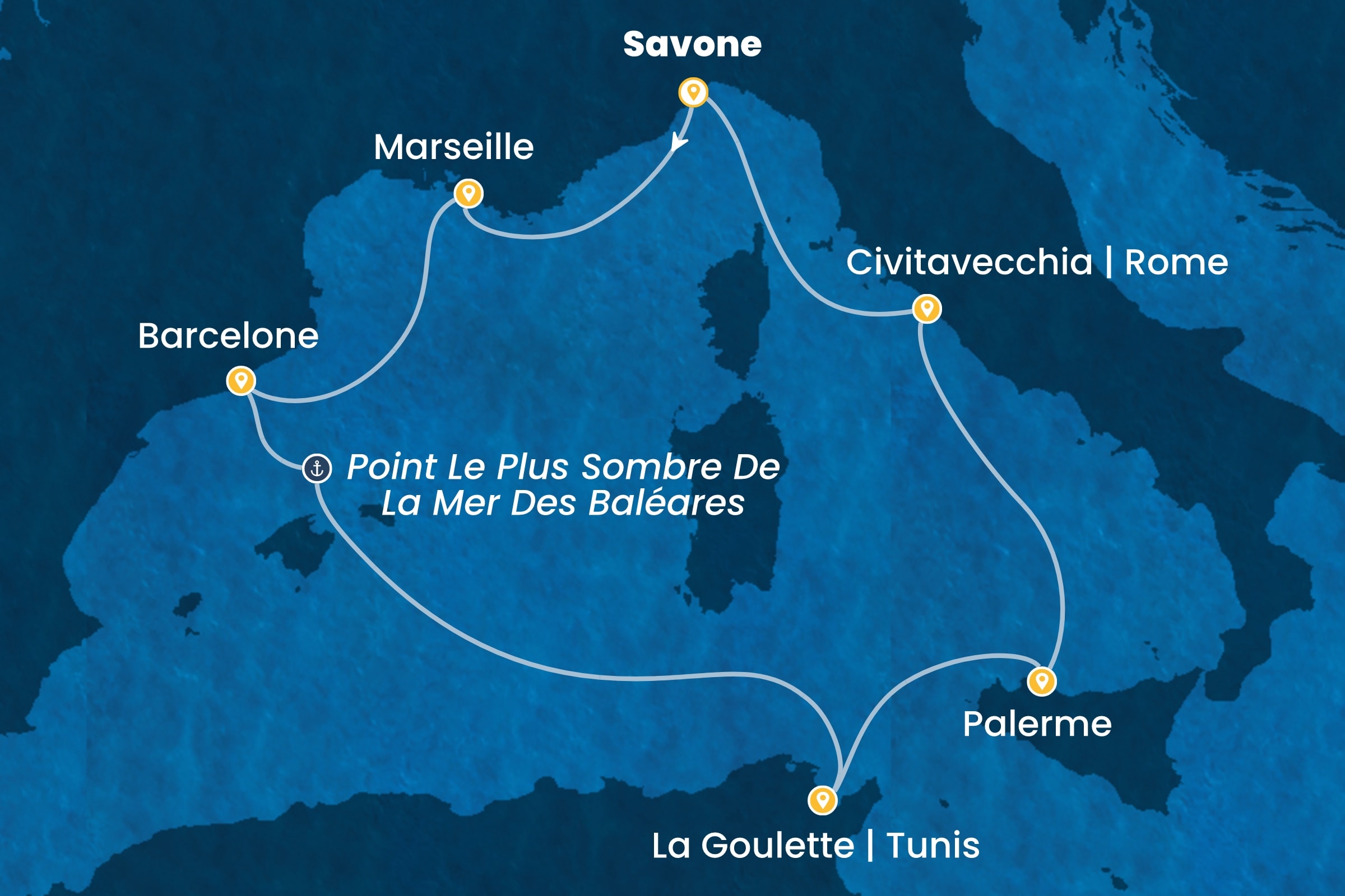 Carte de l’itinéraire