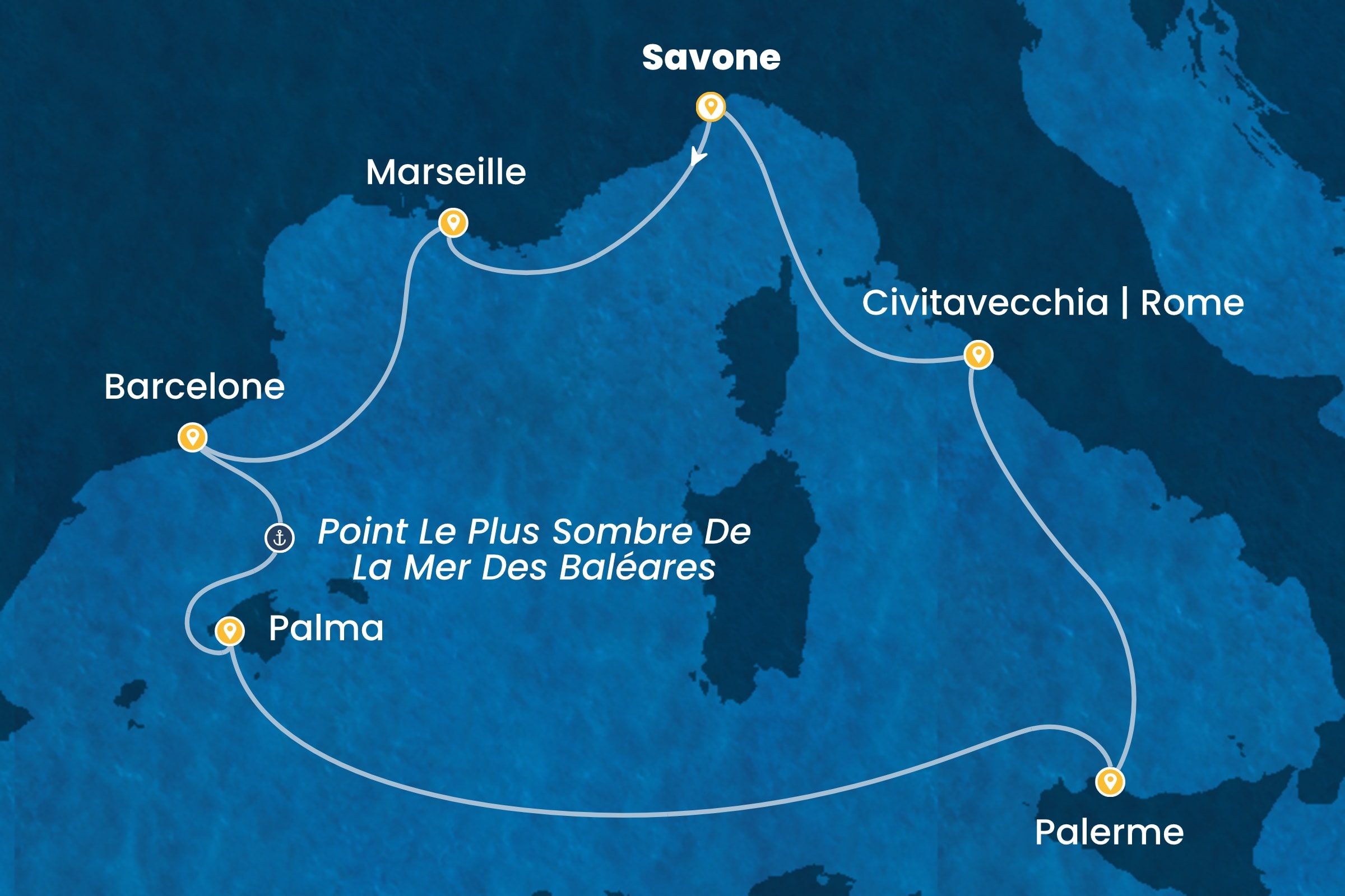 Carte de l’itinéraire