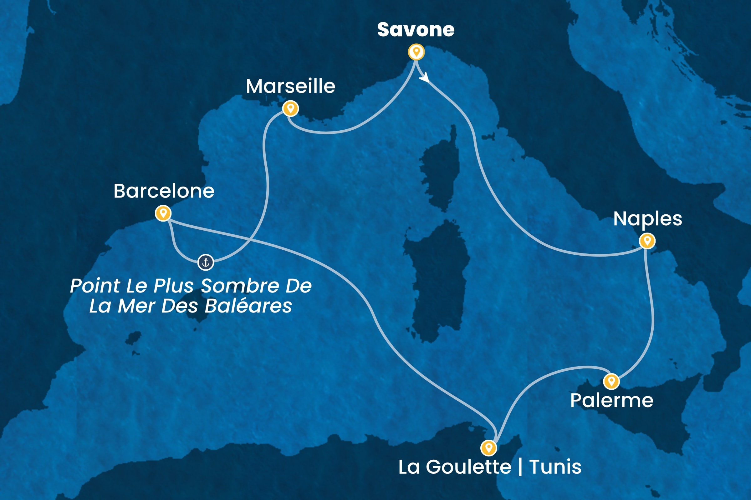 Carte de l’itinéraire