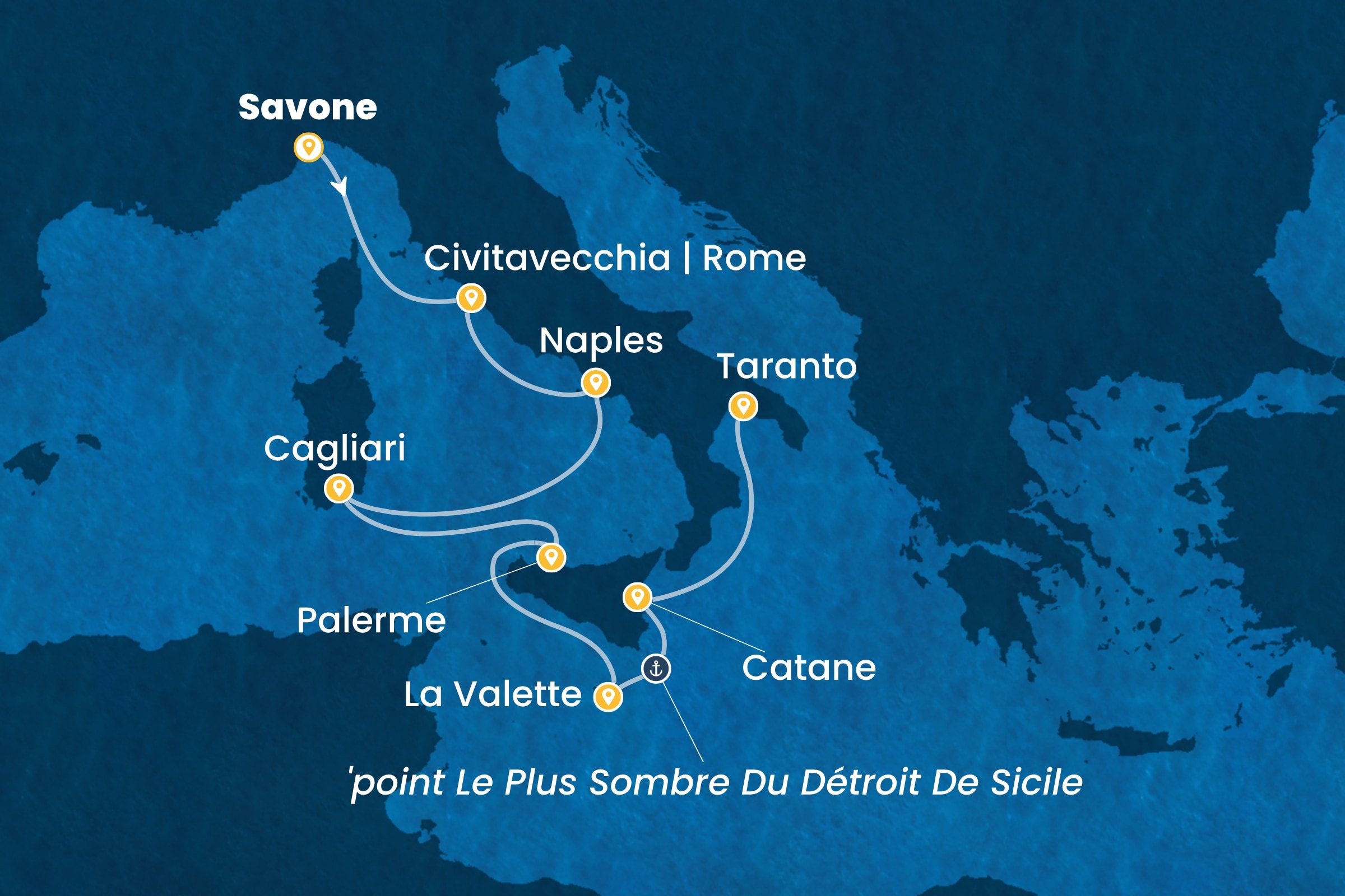 Carte de l’itinéraire