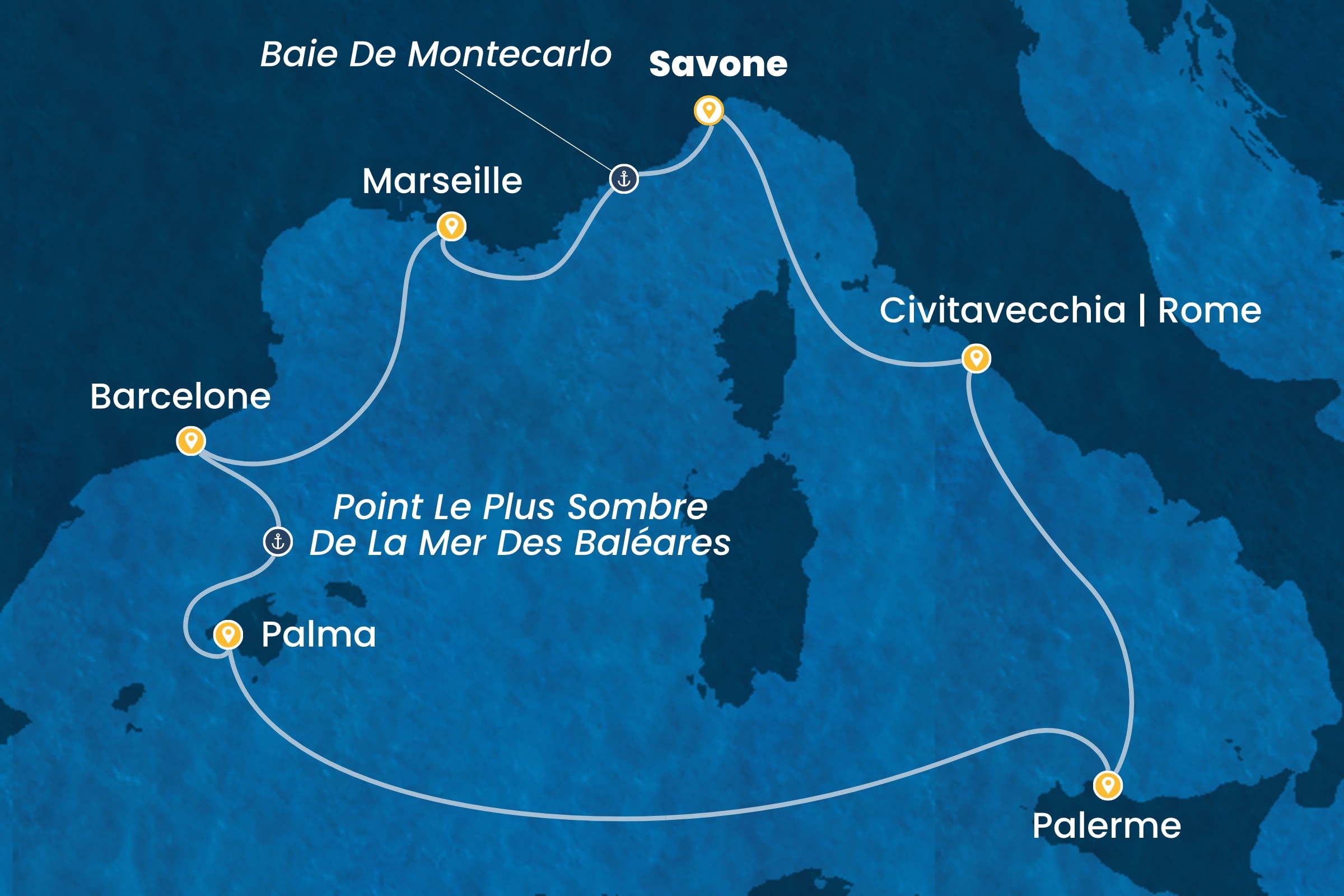 Carte de l’itinéraire