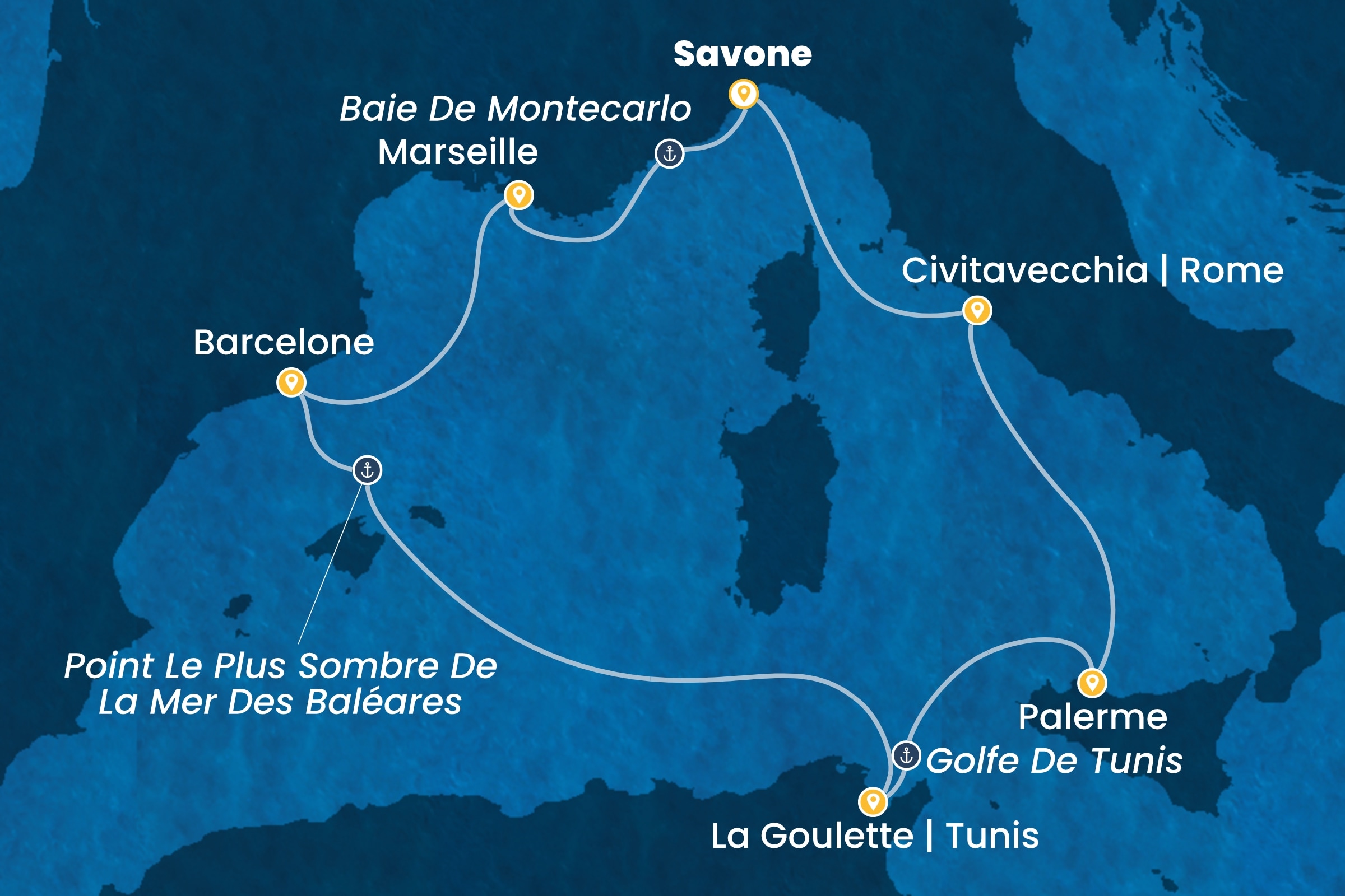 Carte de l’itinéraire