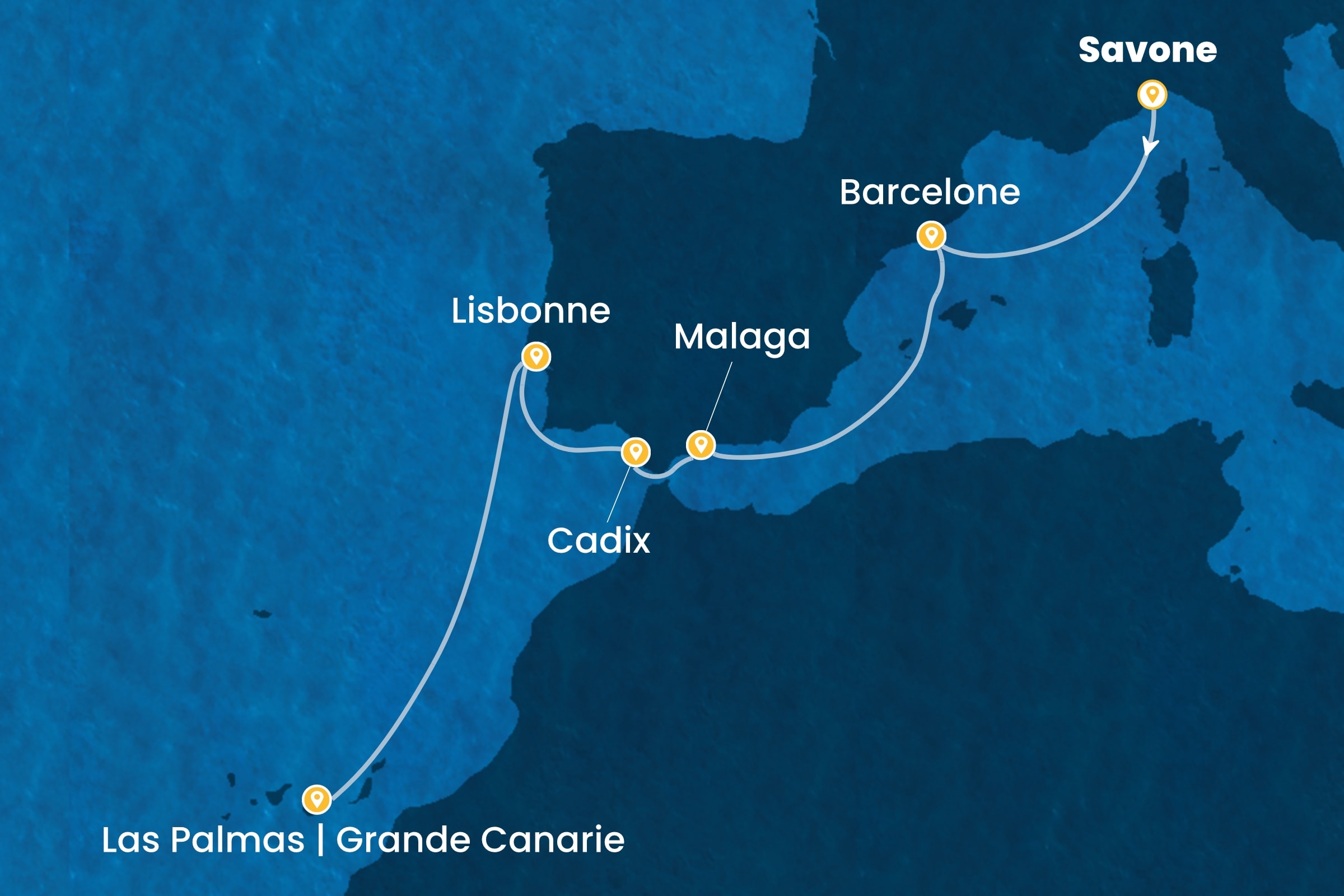 Carte de l’itinéraire