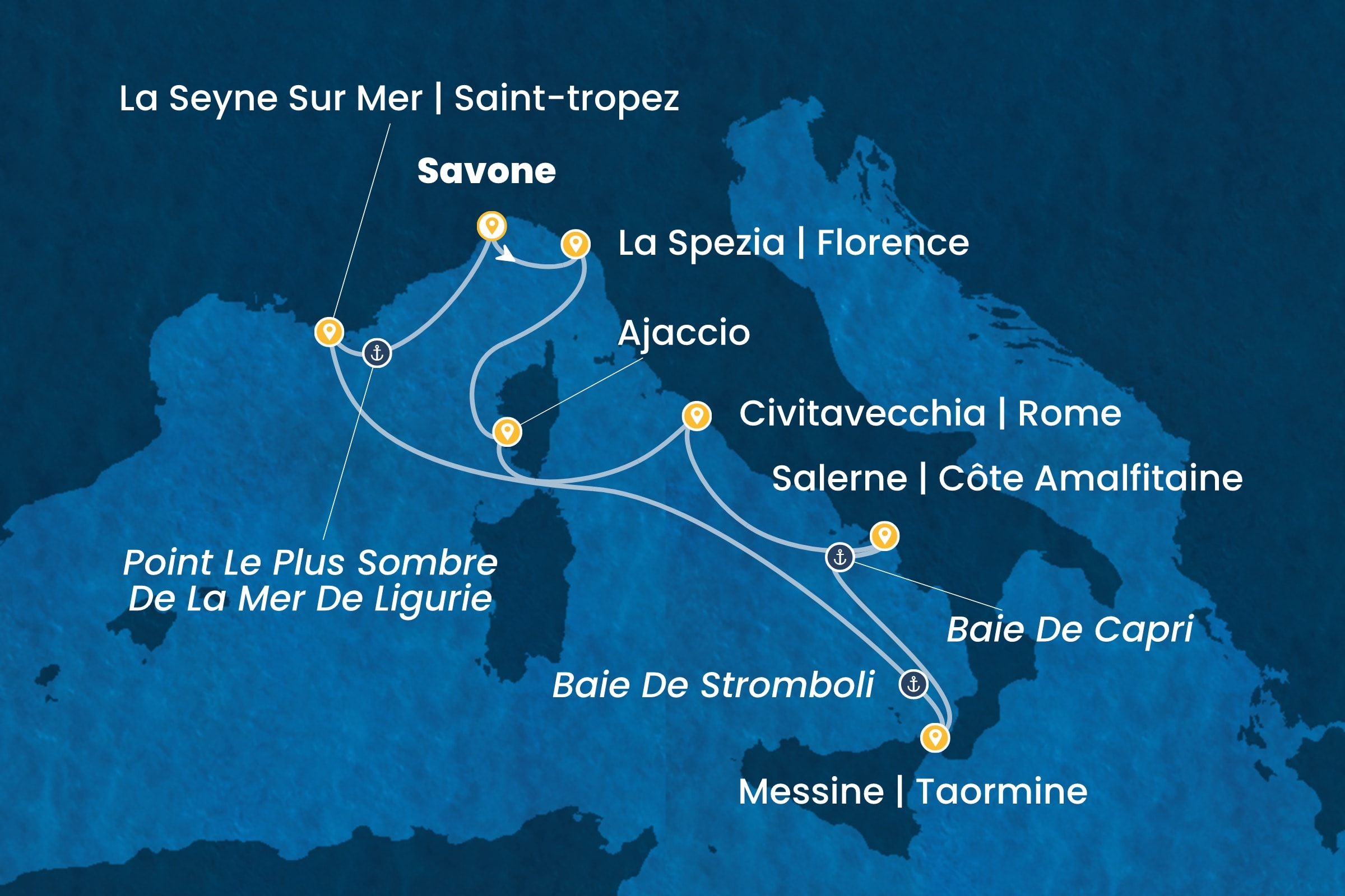 Carte de l’itinéraire