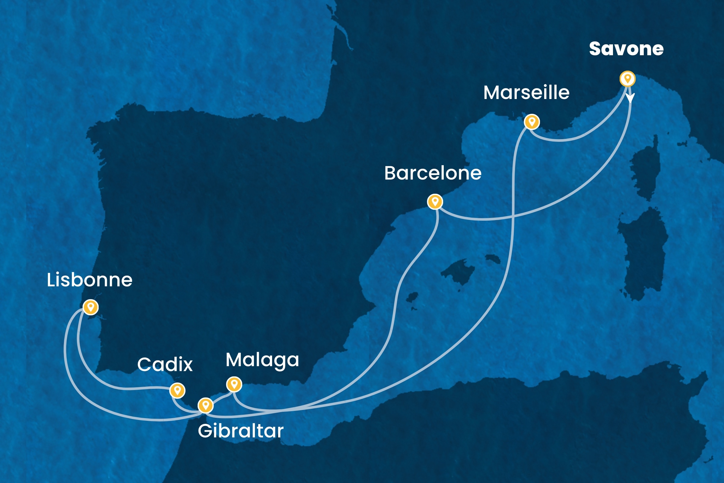 Carte de l’itinéraire