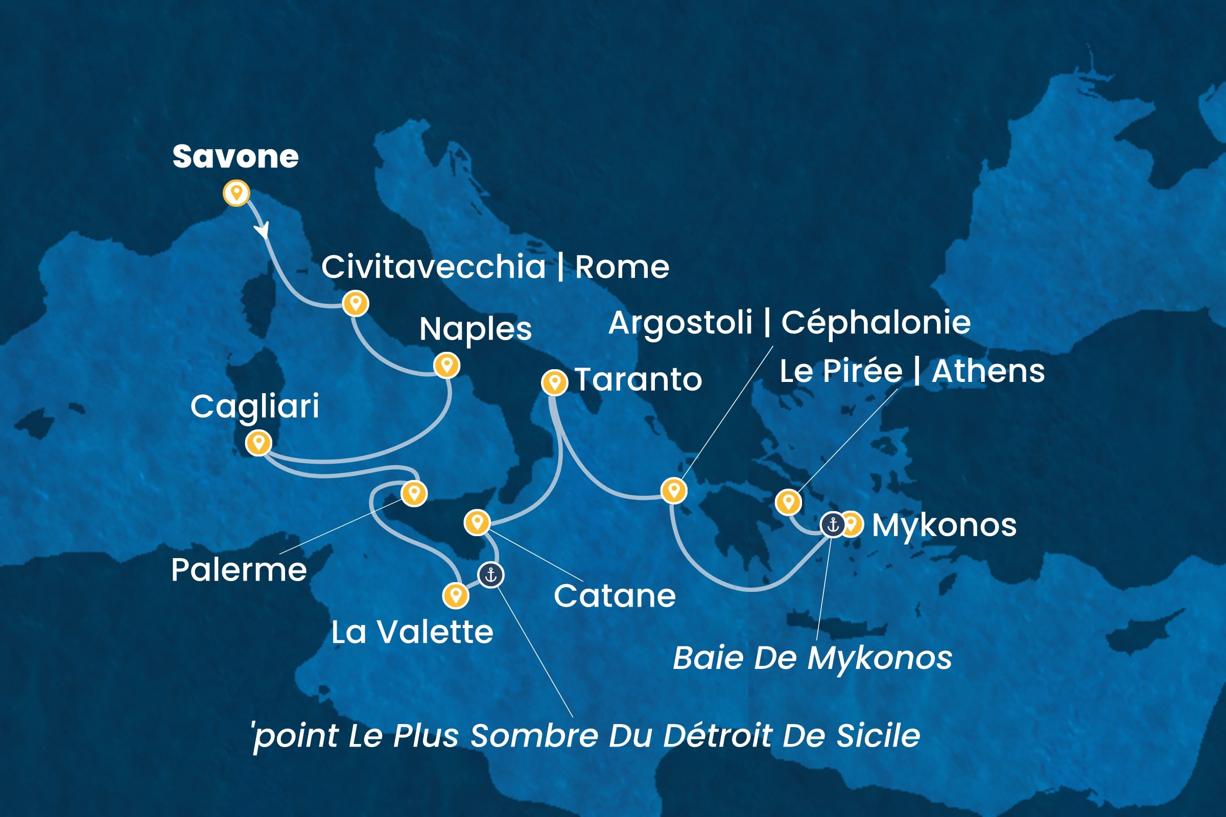 Carte de l’itinéraire