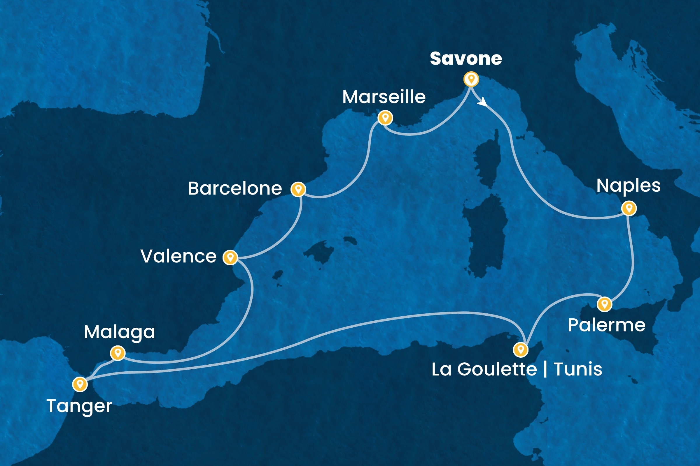 Carte de l’itinéraire