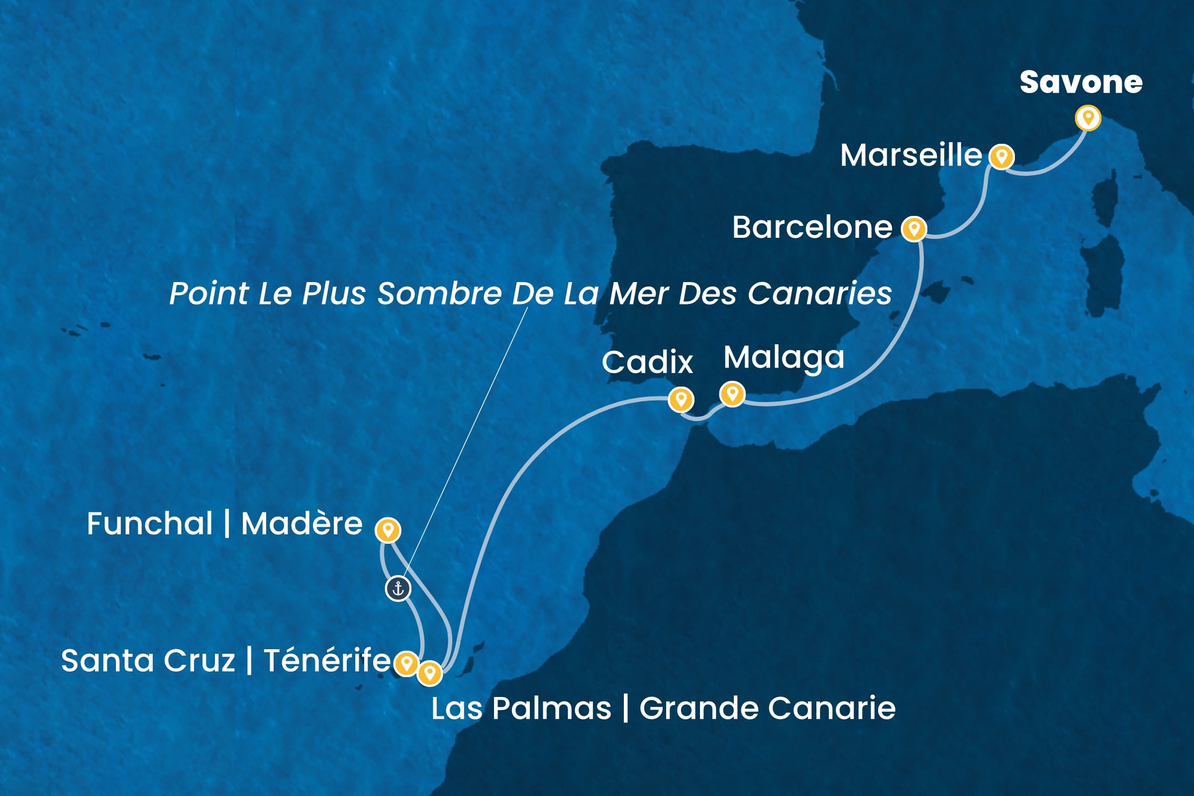 Carte de l’itinéraire