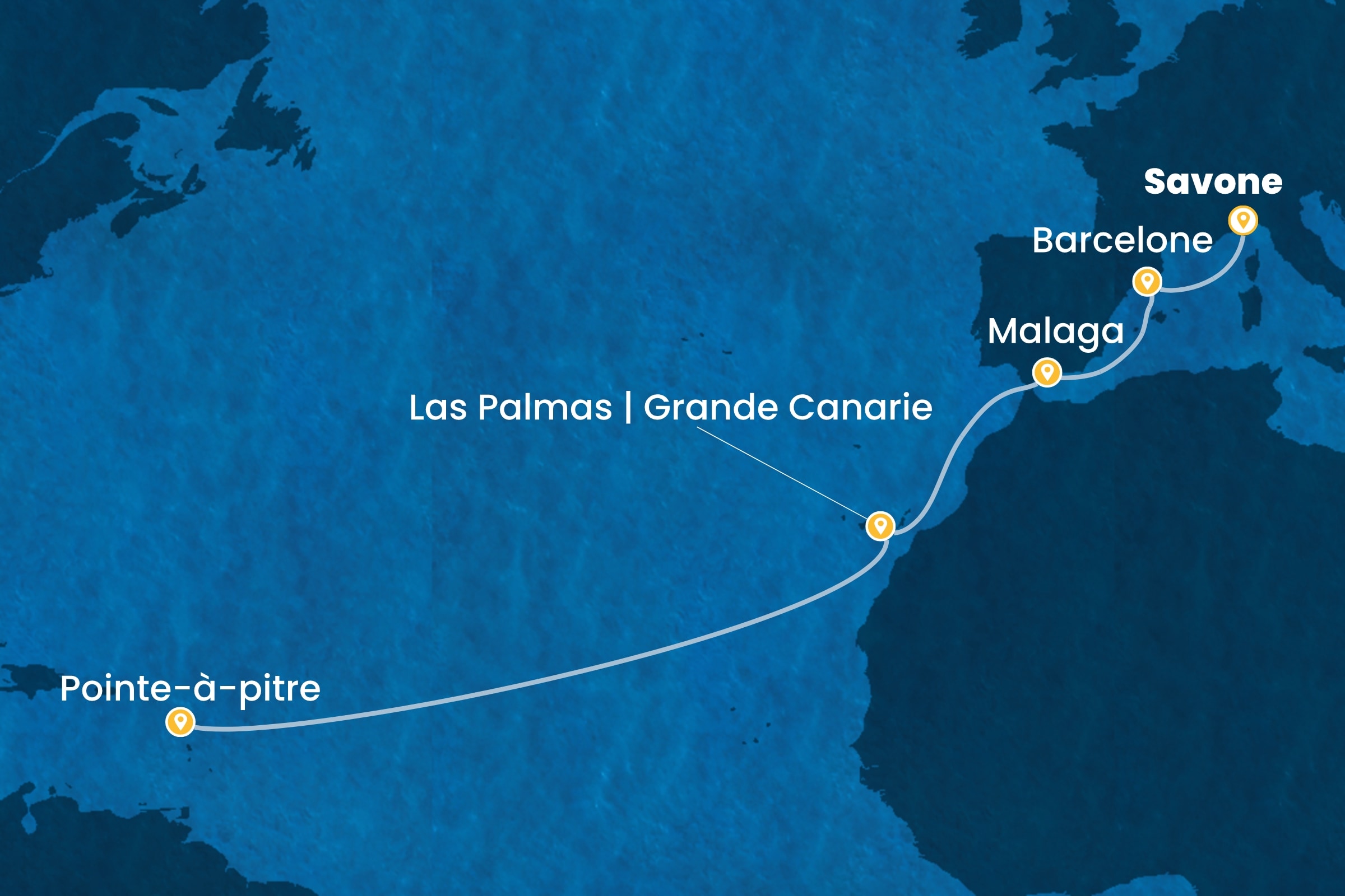 Carte de l’itinéraire