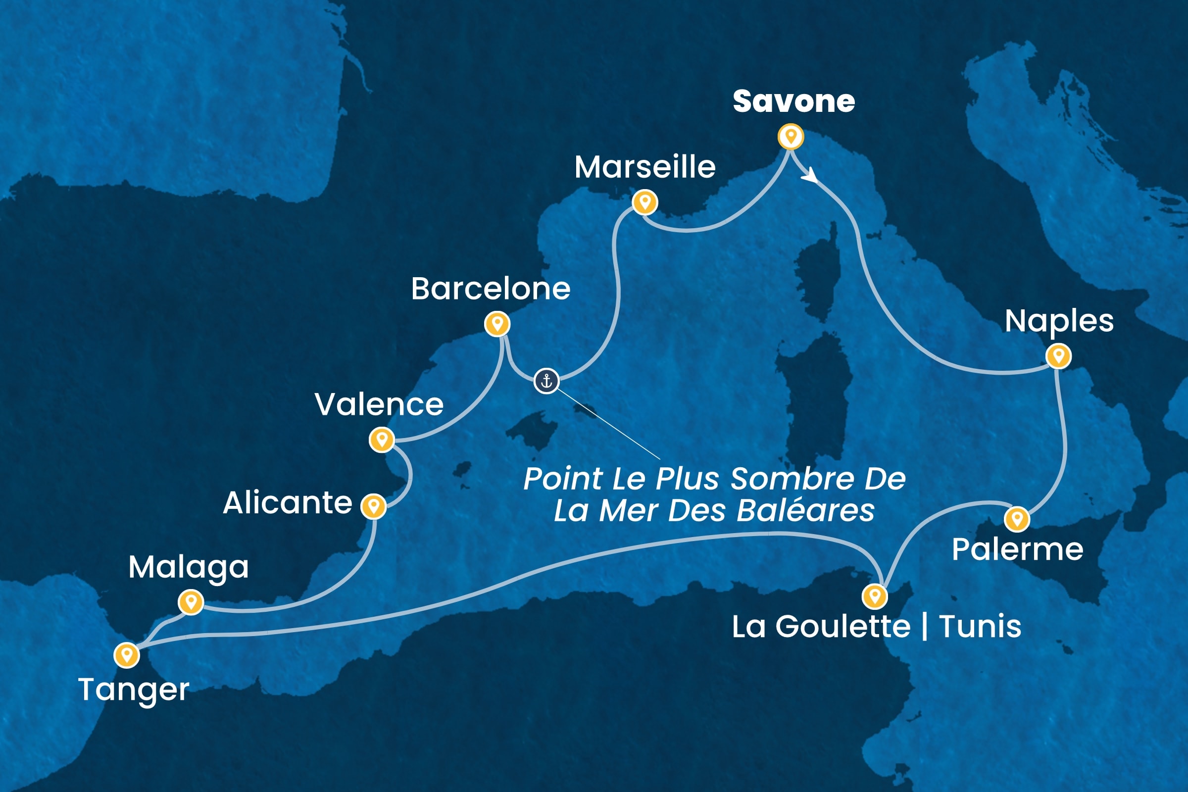 Carte de l’itinéraire