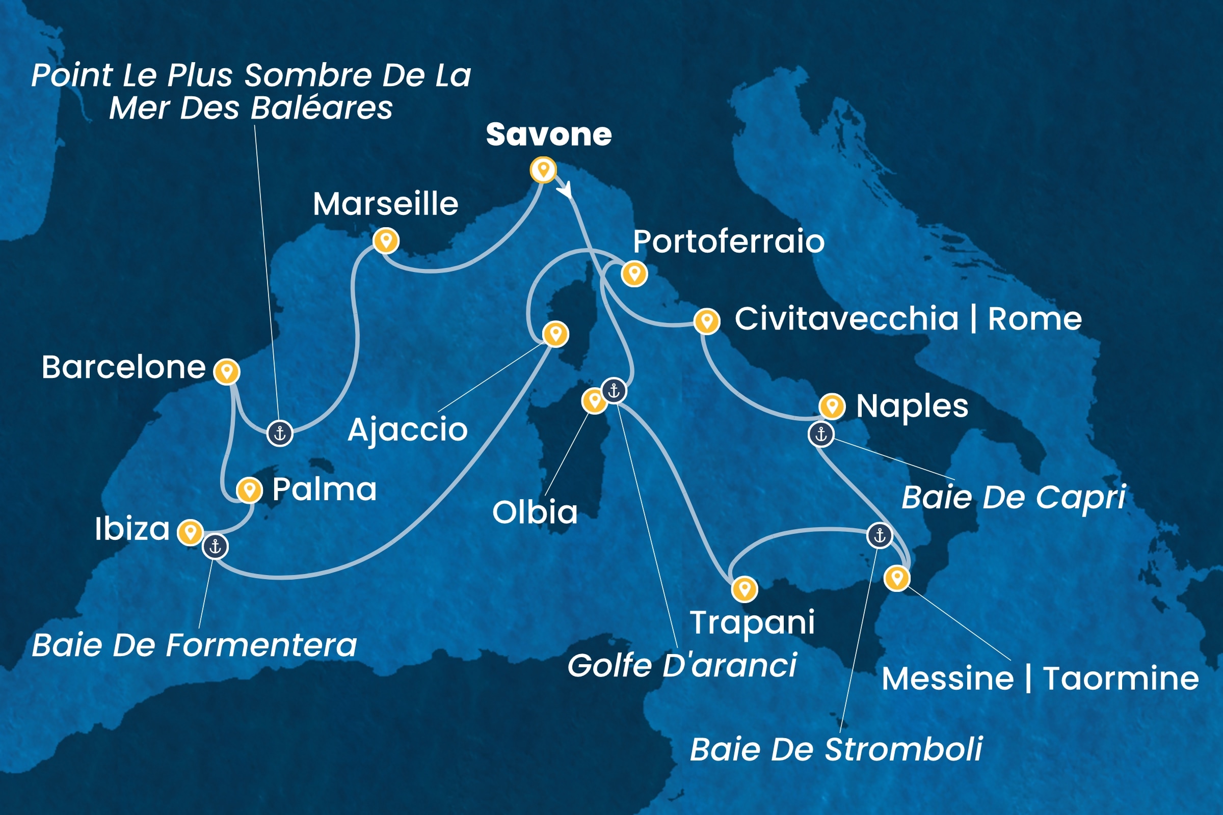 Carte de l’itinéraire