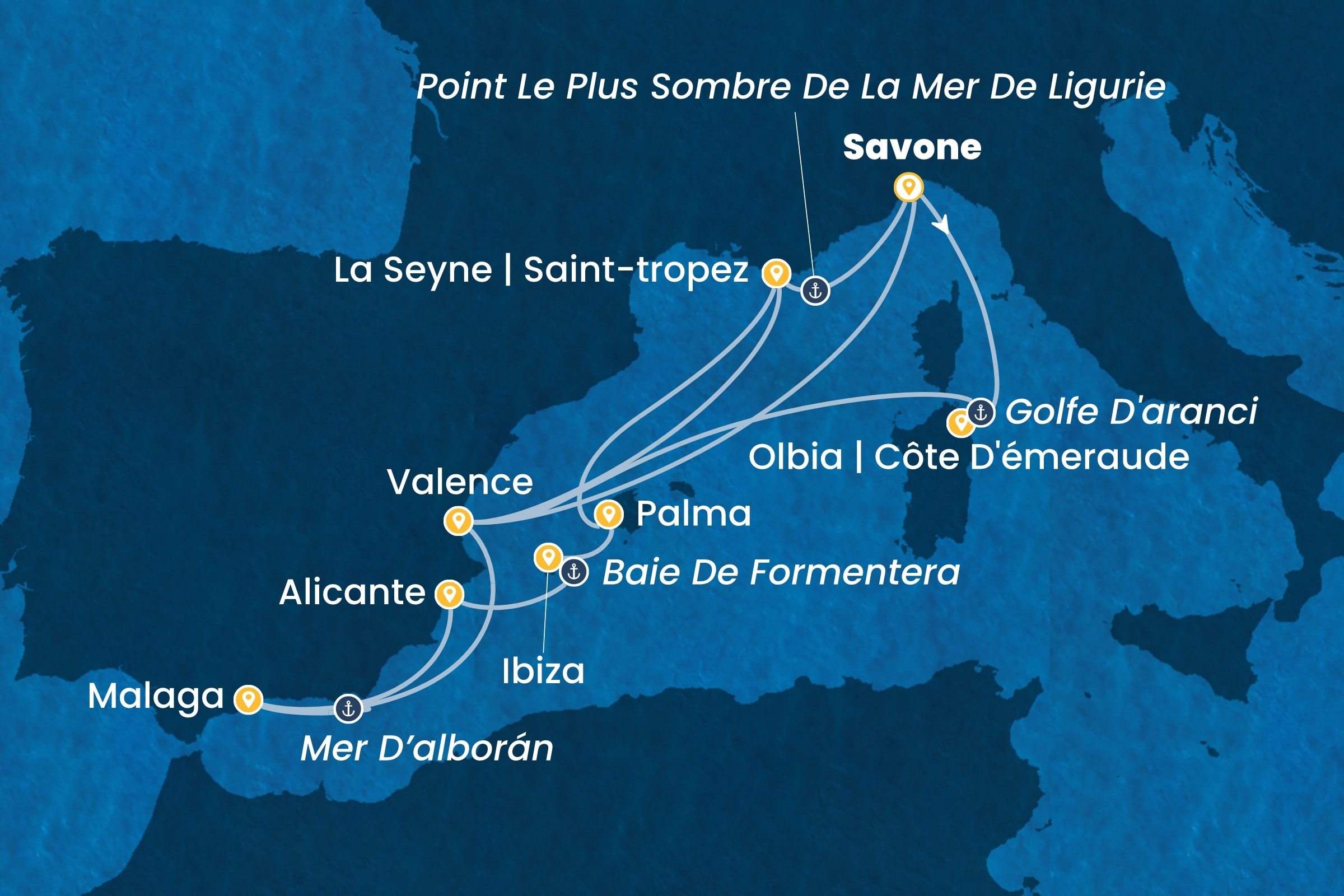 Carte de l’itinéraire