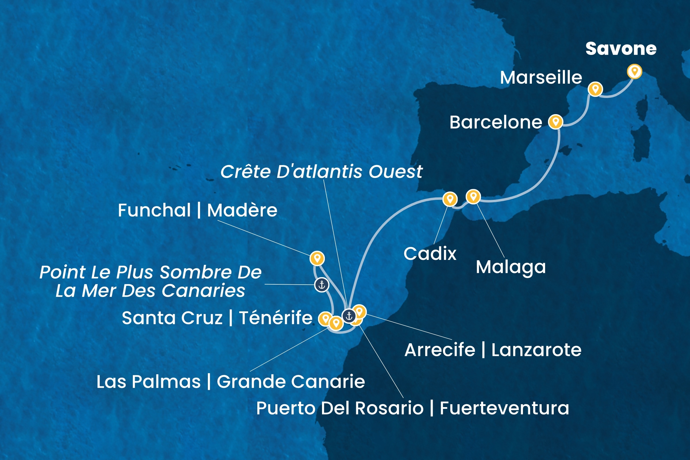 Carte de l’itinéraire
