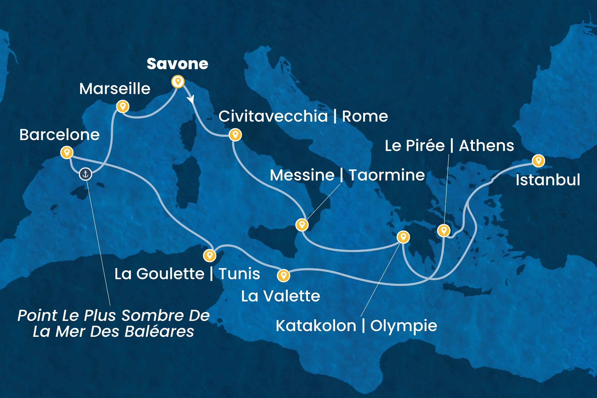 Carte de l’itinéraire