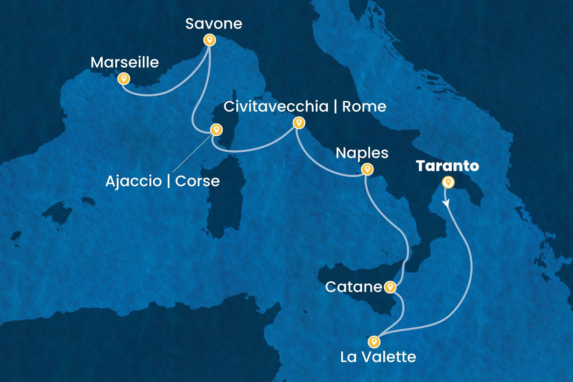 Carte de l’itinéraire