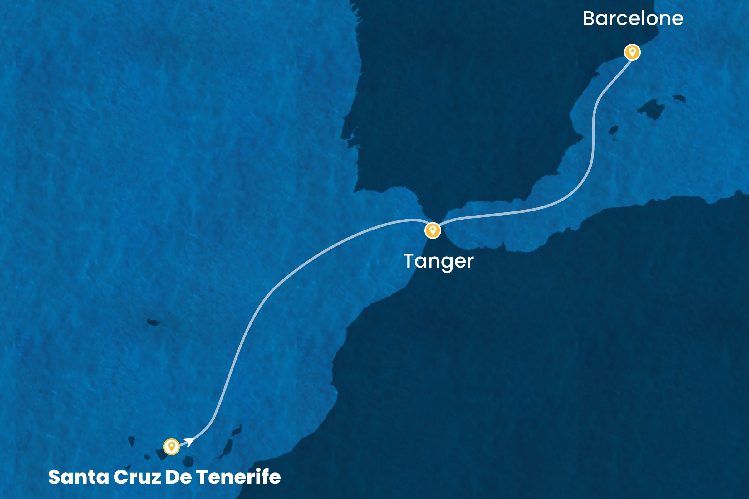 Carte de l’itinéraire