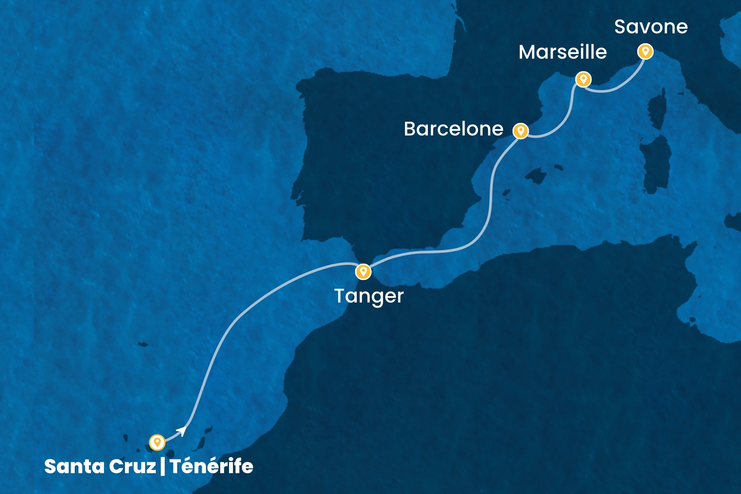 Carte de l’itinéraire