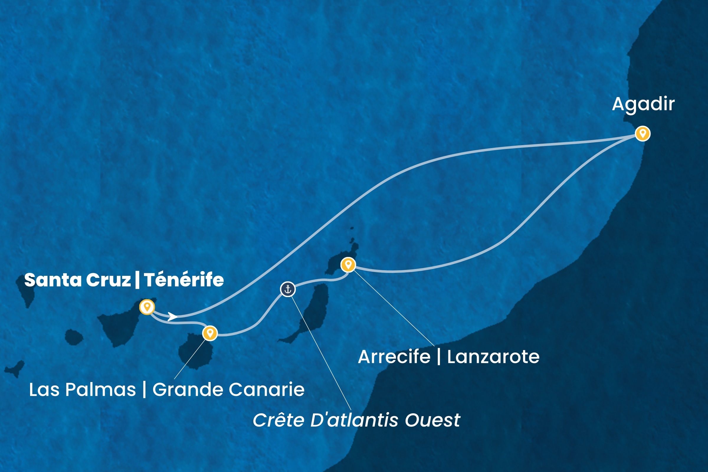 Carte de l’itinéraire