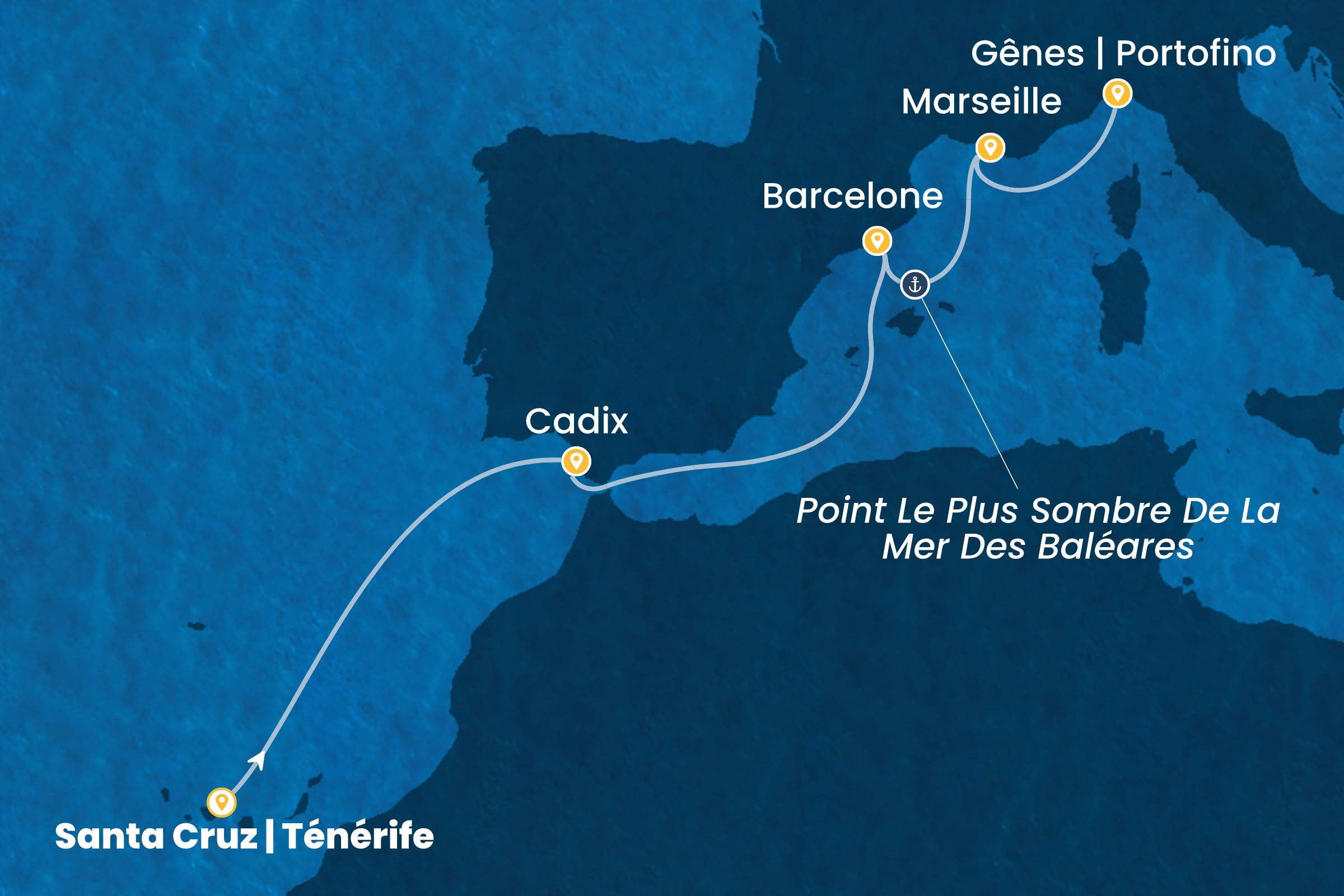 Carte de l’itinéraire
