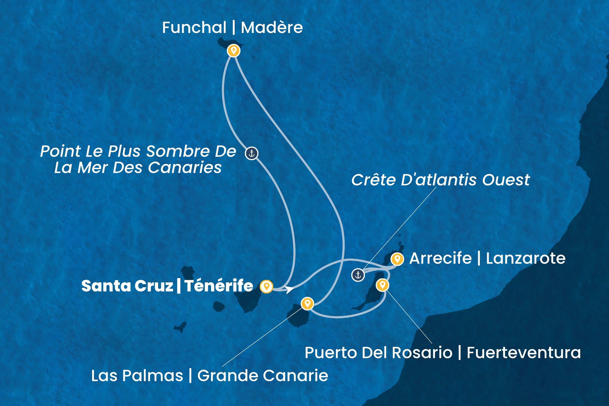 Carte de l’itinéraire