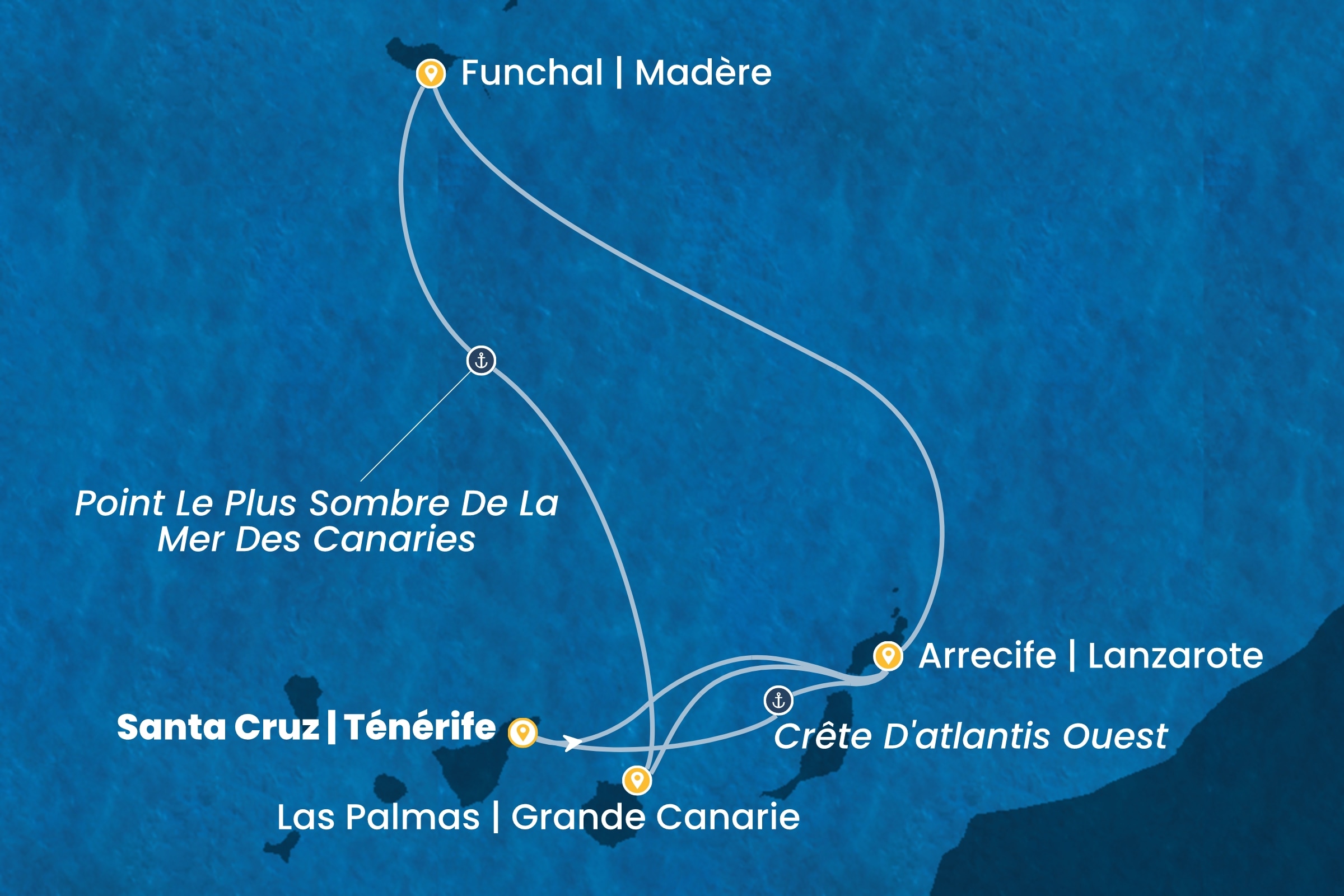 Carte de l’itinéraire