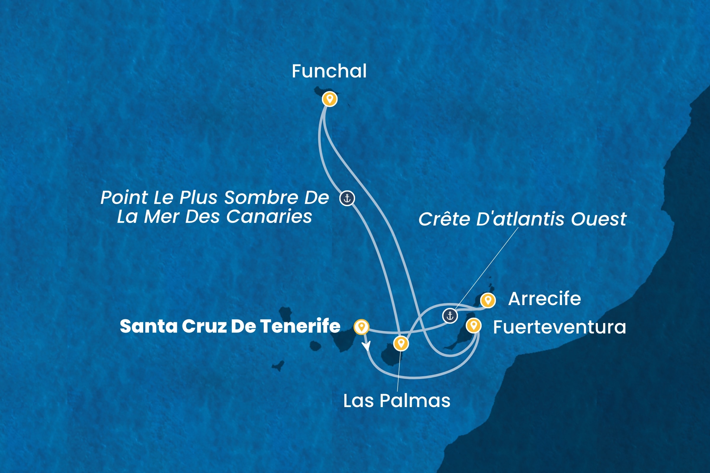Carte de l’itinéraire