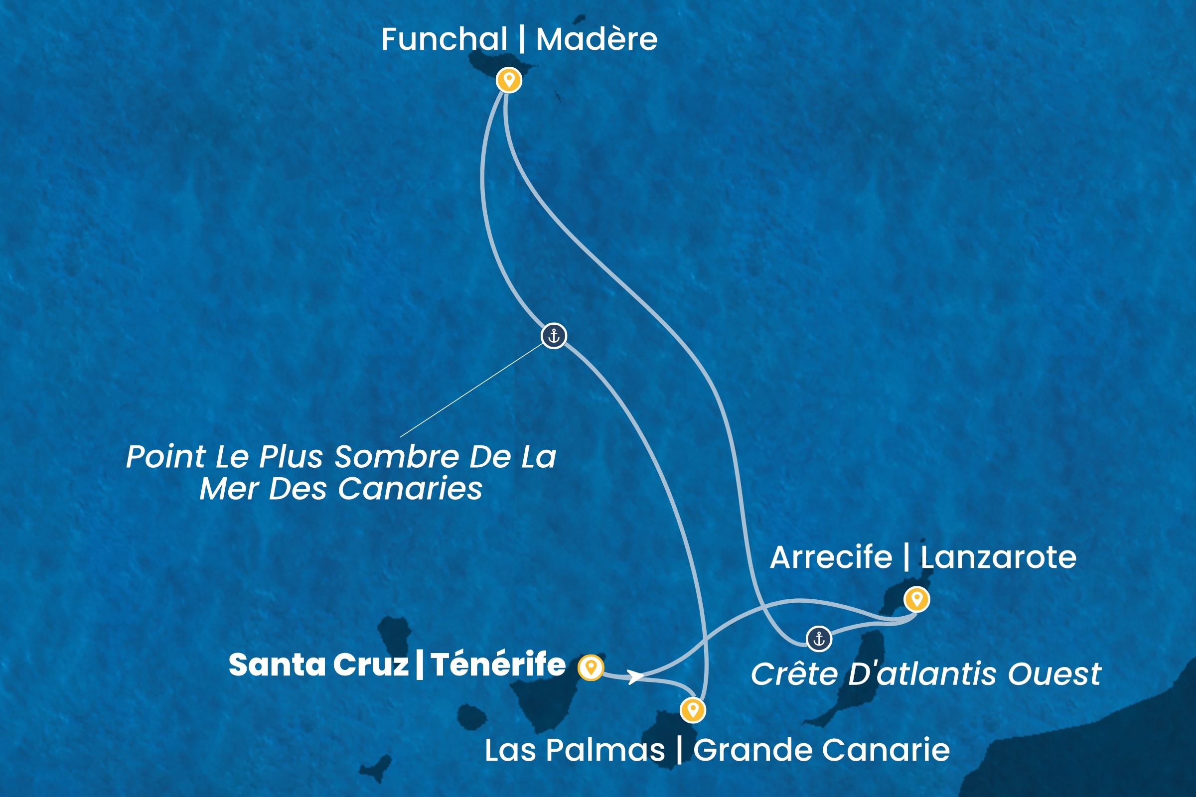 Carte de l’itinéraire