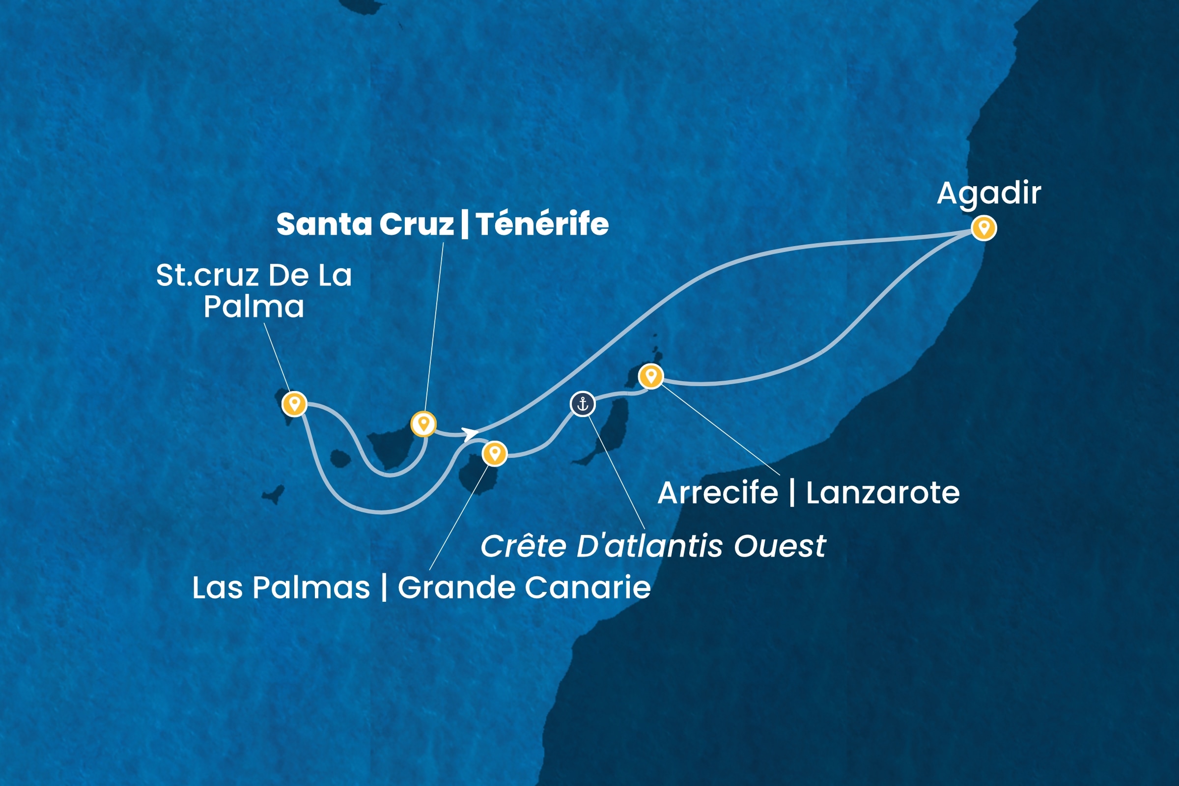 Carte de l’itinéraire