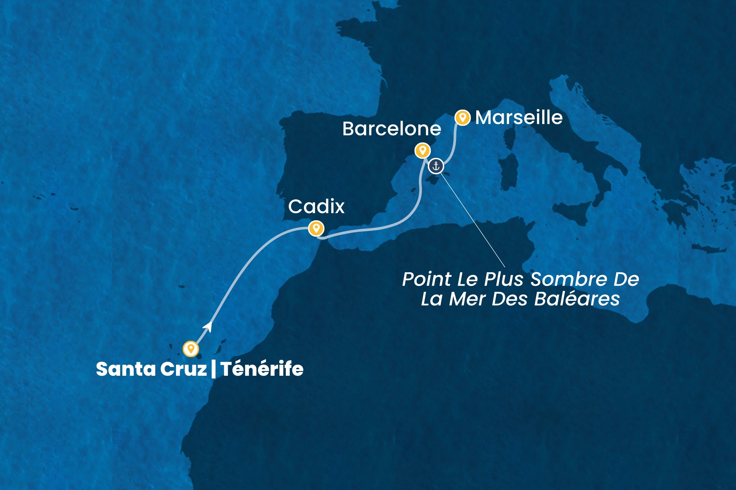 Carte de l’itinéraire