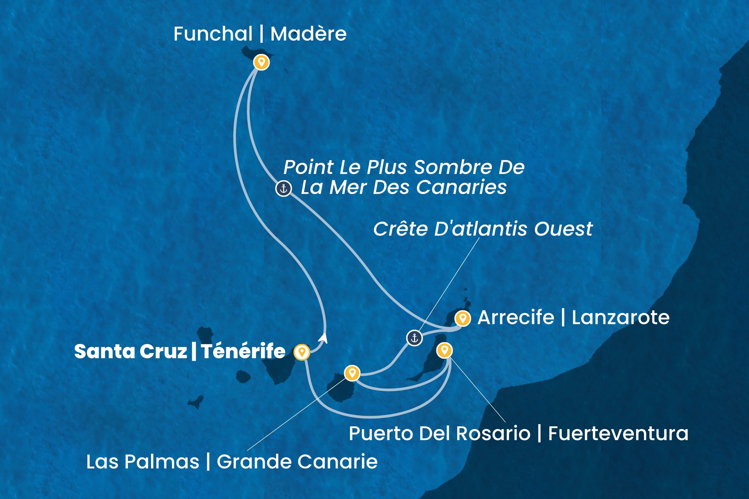 Carte de l’itinéraire