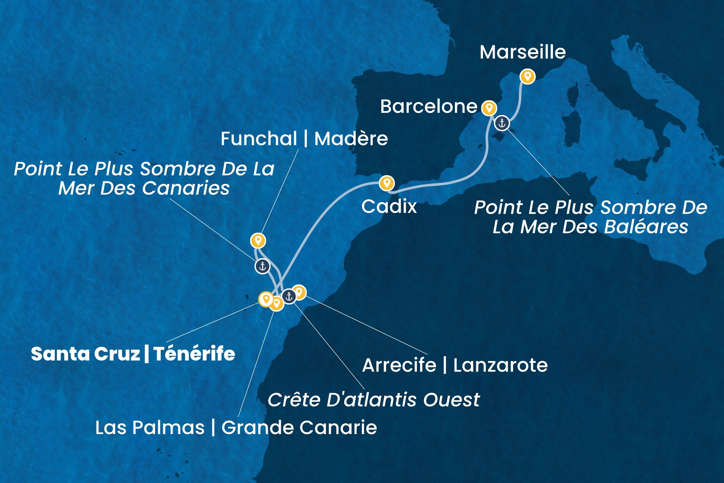 Carte de l’itinéraire