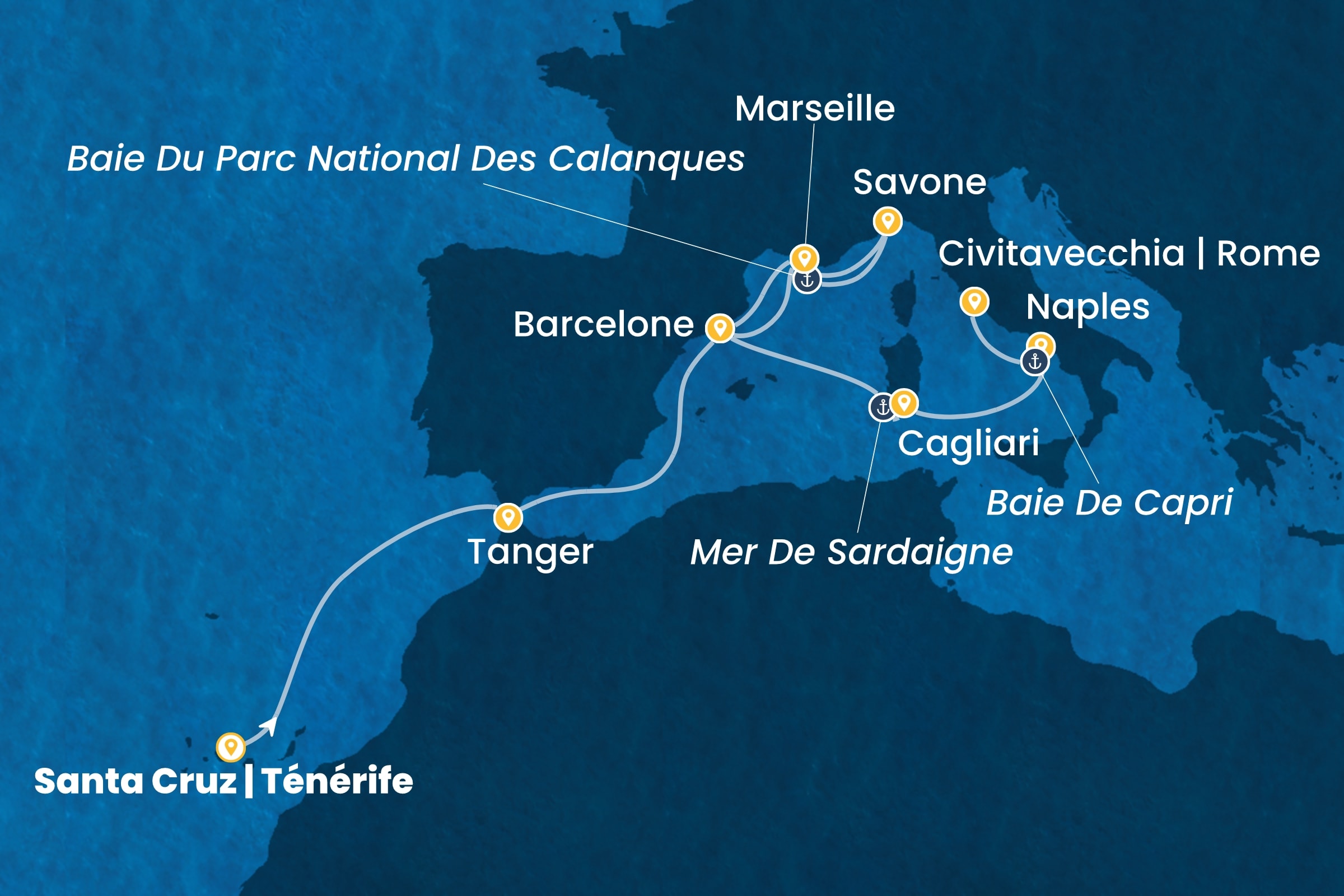 Carte de l’itinéraire