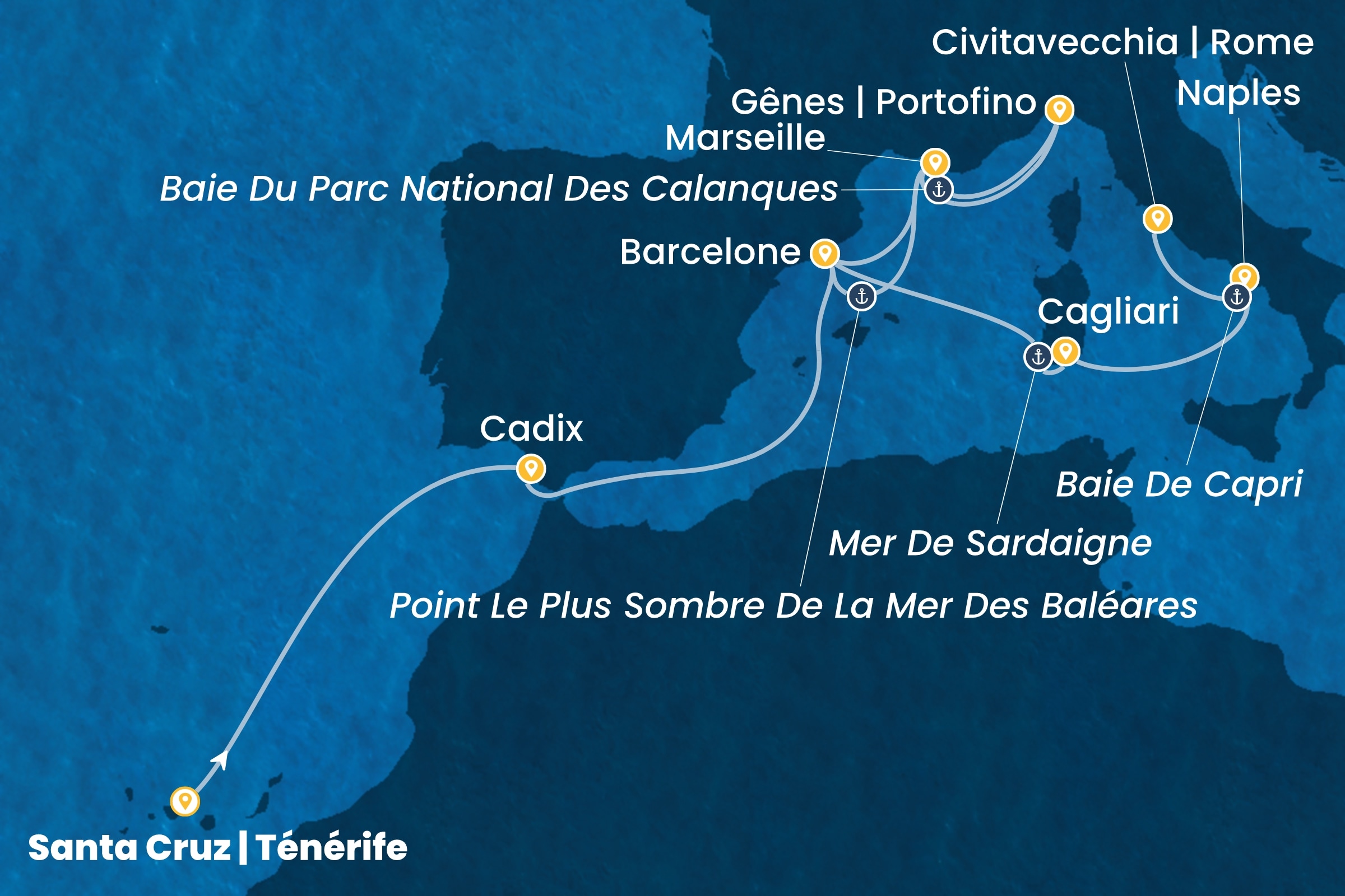 Carte de l’itinéraire