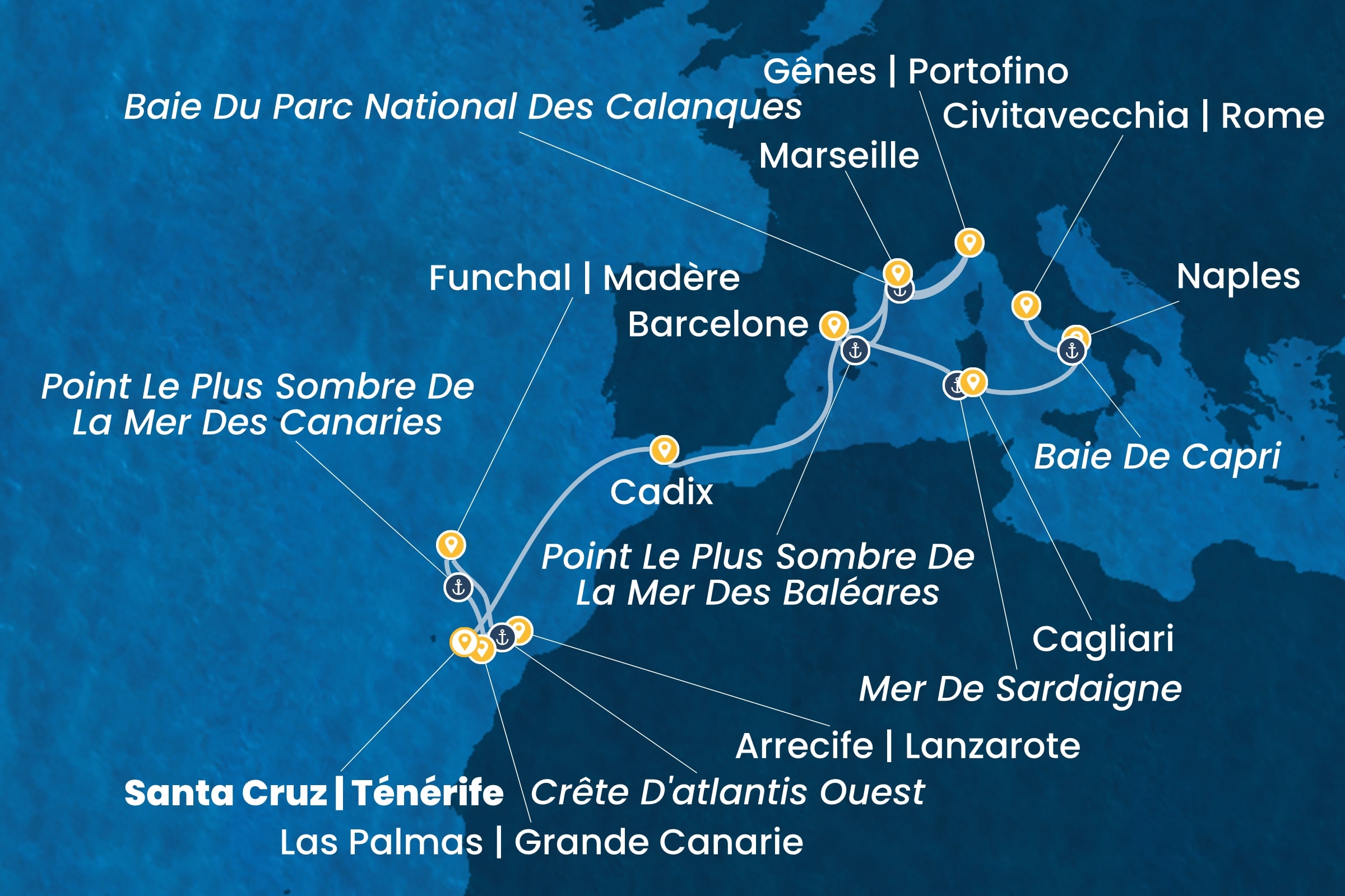 Carte de l’itinéraire