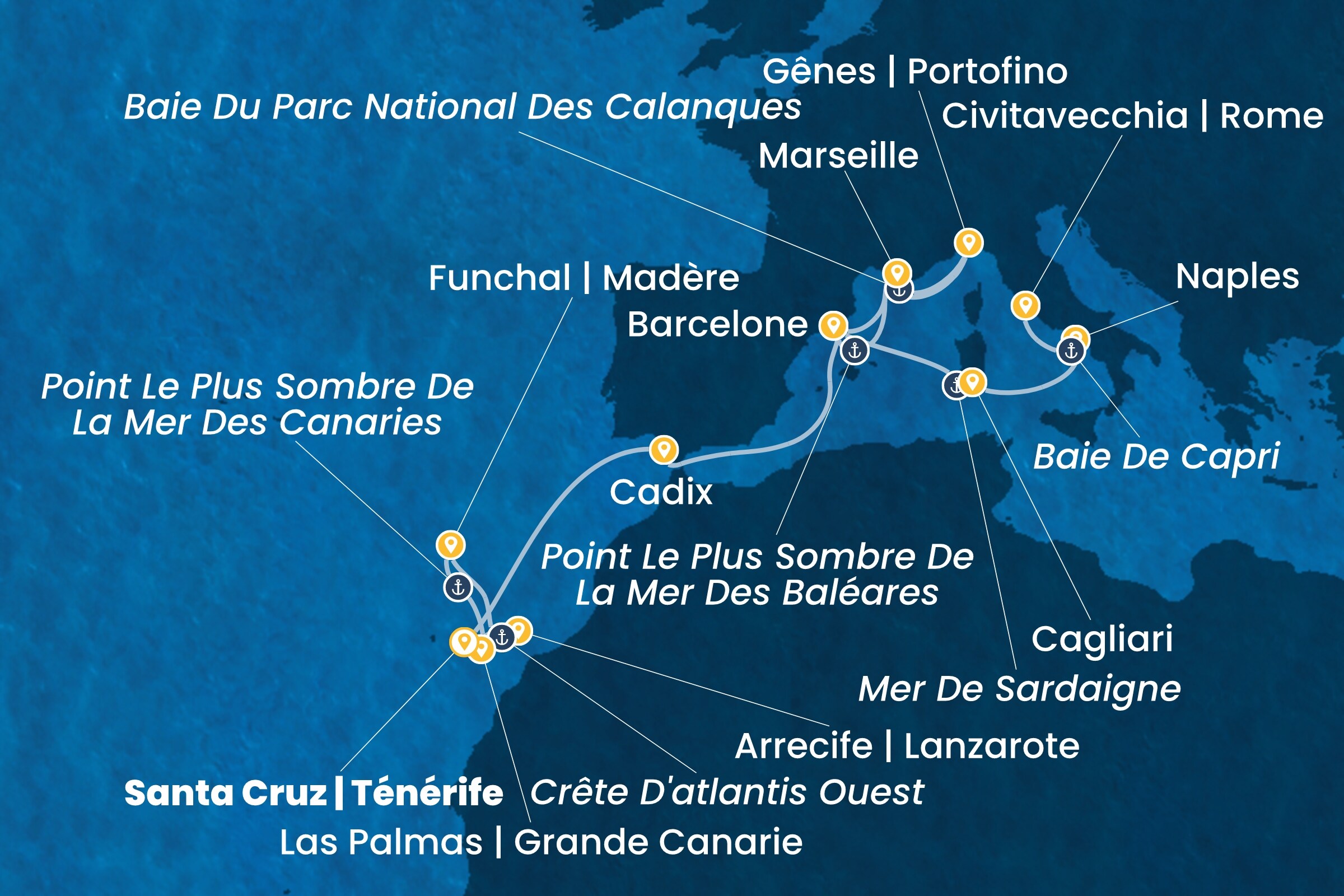 Carte de l’itinéraire