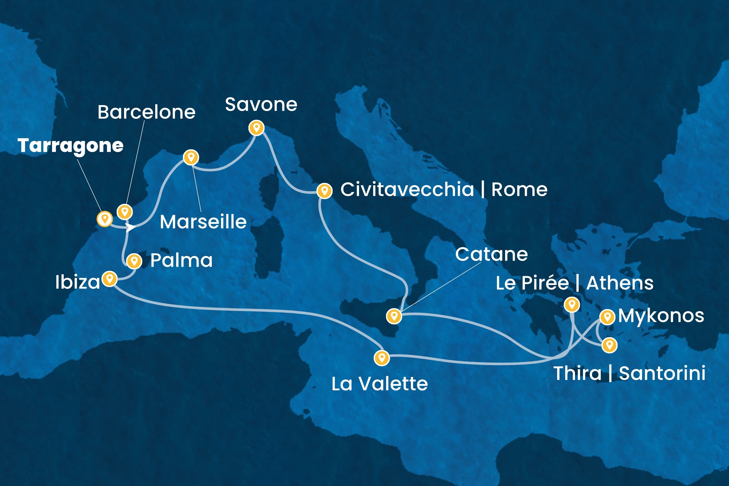 Carte de l’itinéraire