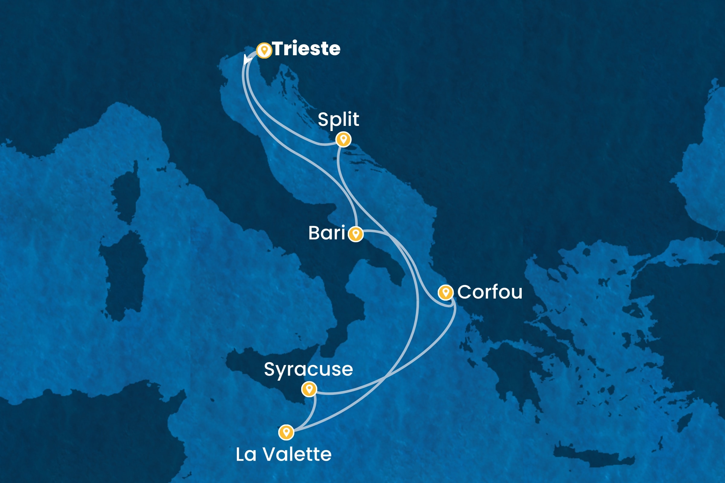 Carte de l’itinéraire