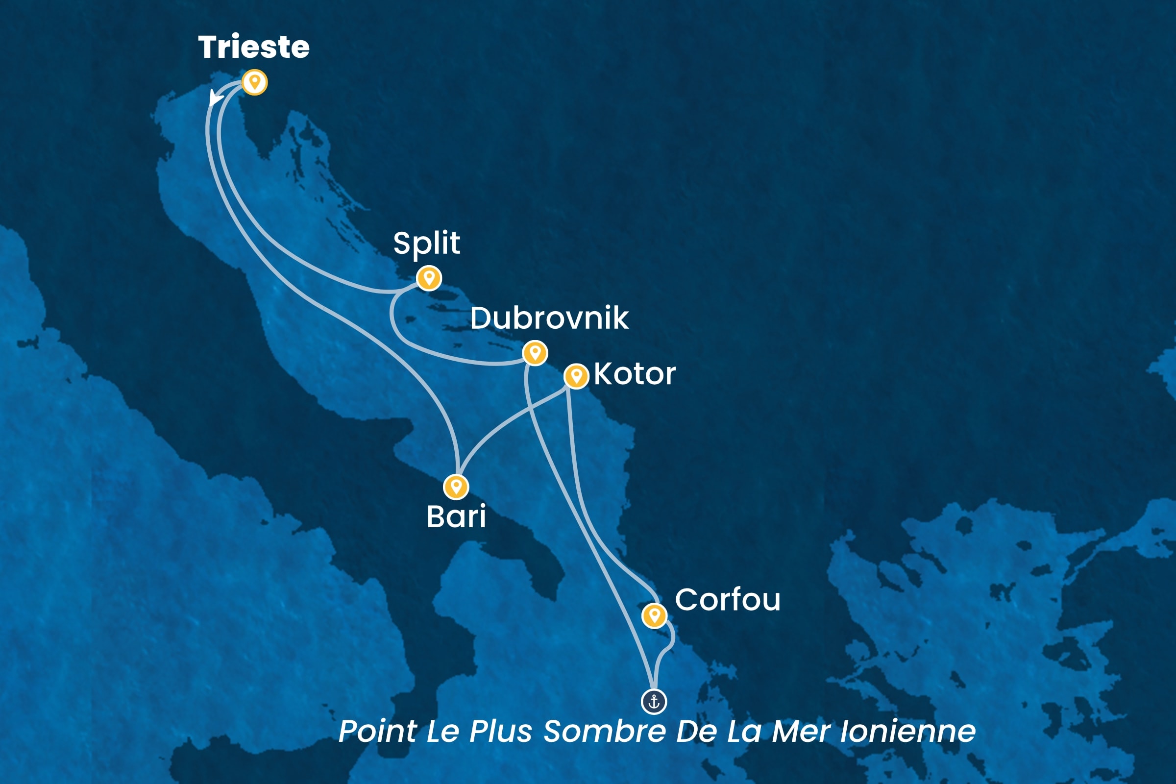 Carte de l’itinéraire
