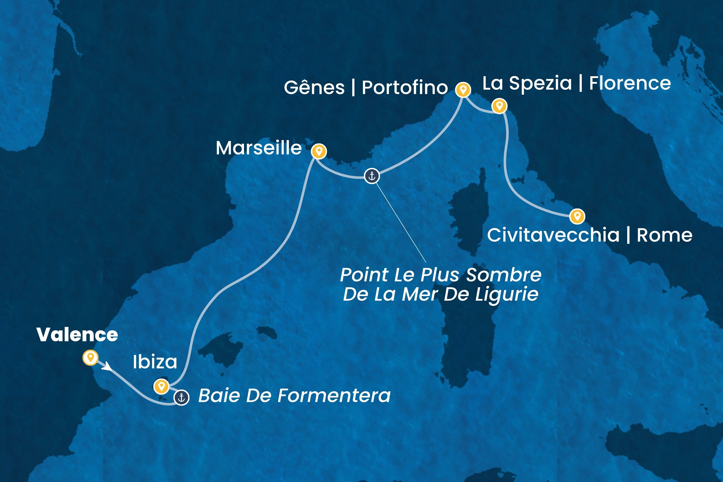 Carte de l’itinéraire