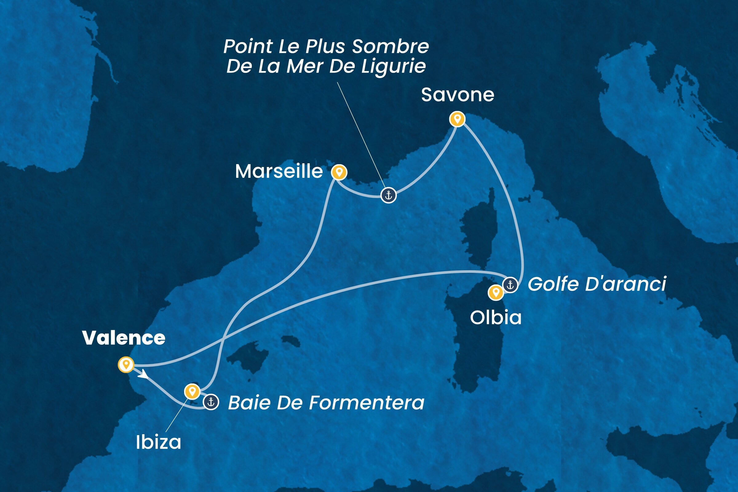 Carte de l’itinéraire